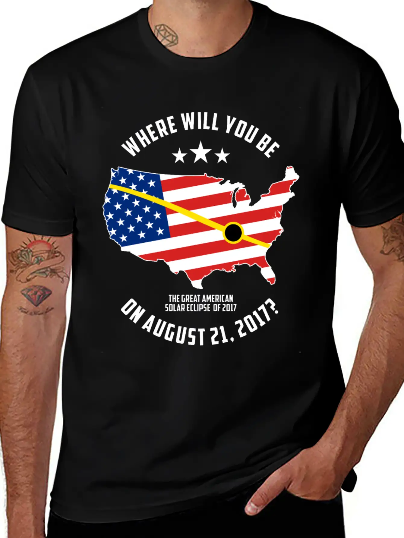 The Great American Solar Eclipse Of 2017 Basic Graphic T-Shirt – Daily Comfort In Soft Cotton