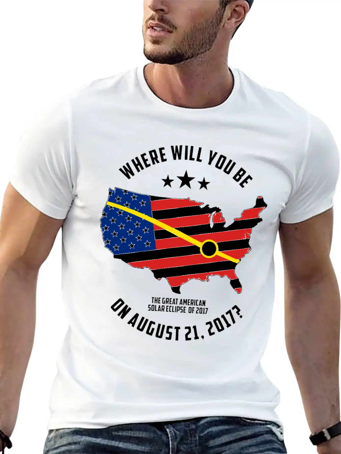 The Great American Solar Eclipse Of 2017 Basic Graphic T-Shirt – Daily Comfort In Soft Cotton