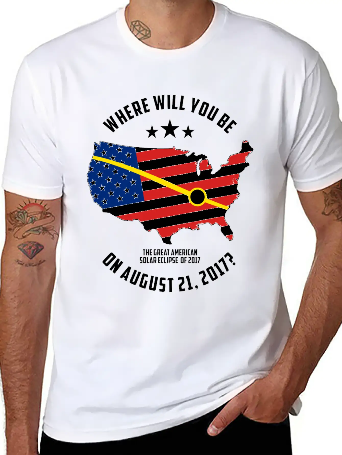 The Great American Solar Eclipse Of 2017 Basic Graphic T-Shirt – Daily Comfort In Soft Cotton