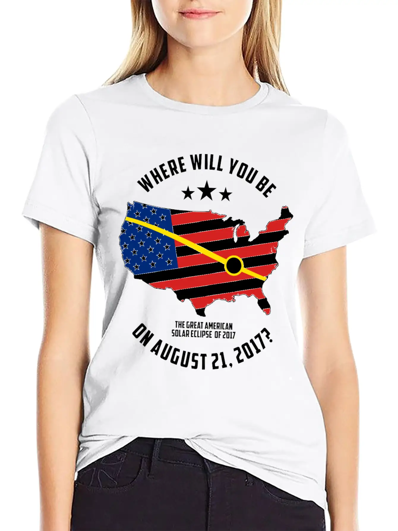 The Great American Solar Eclipse Of 2017 Basic Graphic T-Shirt – Daily Comfort In Soft Cotton