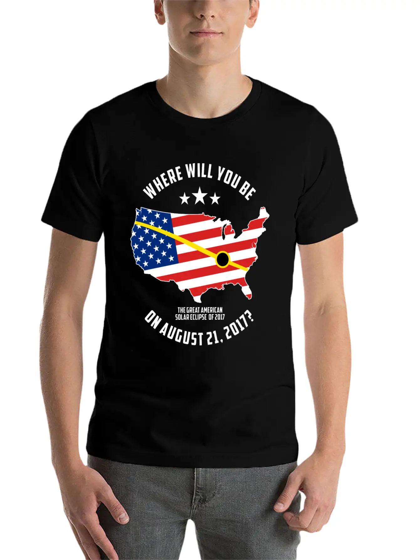 The Great American Solar Eclipse Of 2017 Basic Graphic T-Shirt – Daily Comfort In Soft Cotton