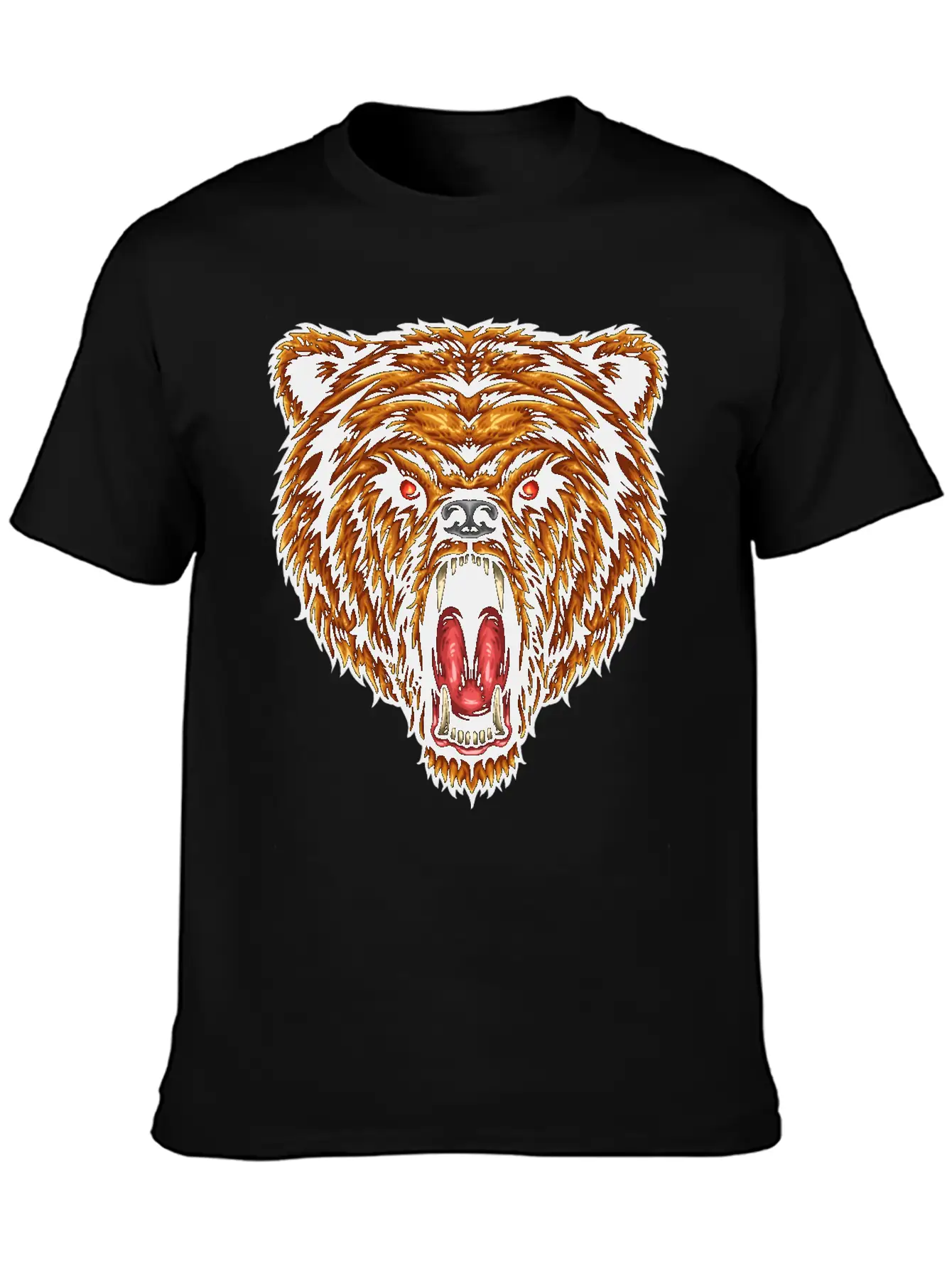 The Great Power Of Bear T-Shirts, Apparels & Decor Comfortable Minimalist Graphic Tee – Summer Style Essential