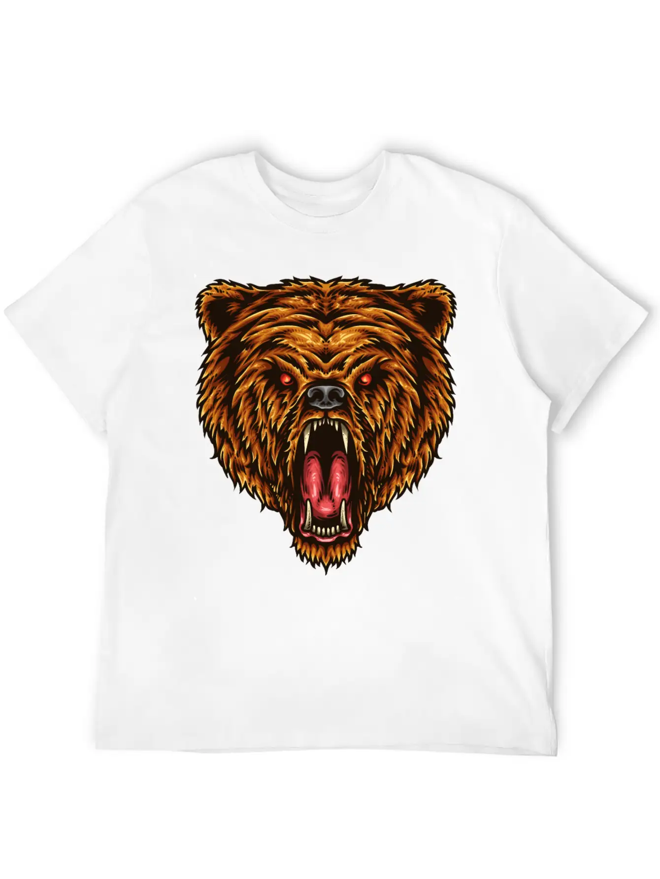 The Great Power Of Bear T-Shirts, Apparels & Decor Comfortable Minimalist Graphic Tee – Summer Style Essential