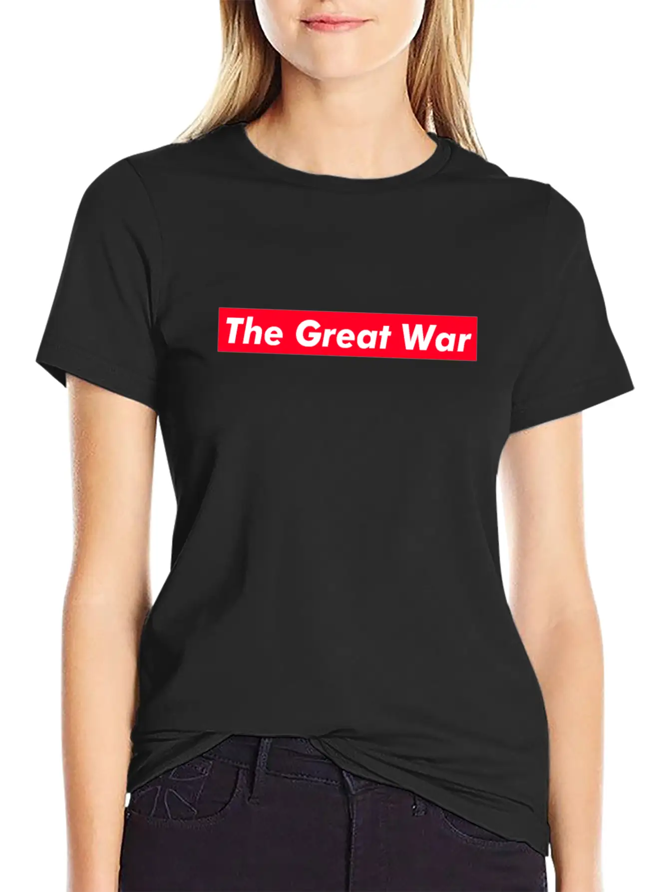 The Great War Red Box Text Gift Music Fan Lover Relaxed Everyday Tee – Lightweight And Durable Cotton