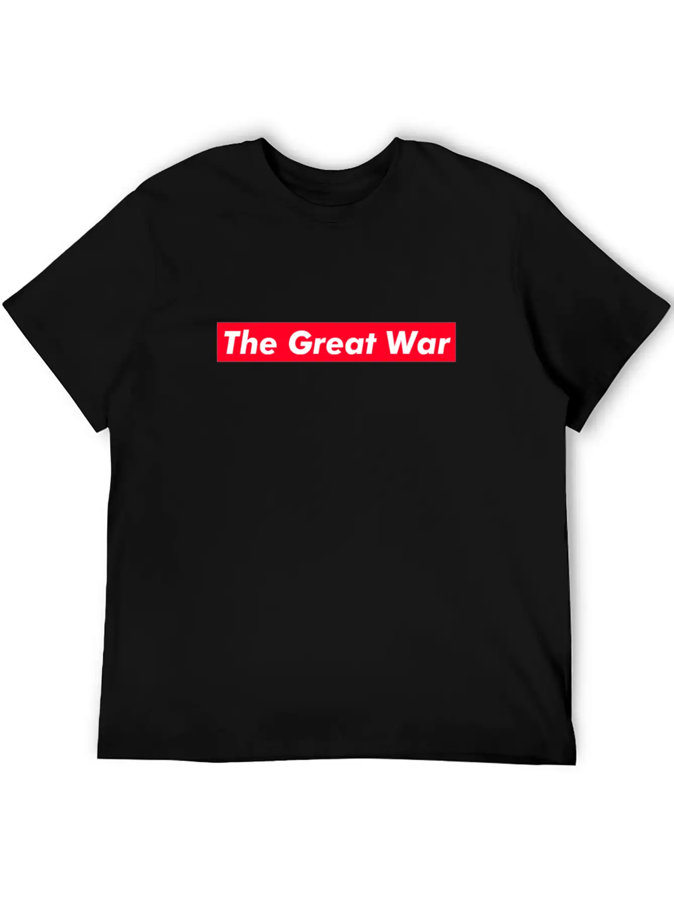 The Great War Red Box Text Gift Music Fan Lover Relaxed Everyday Tee – Lightweight And Durable Cotton
