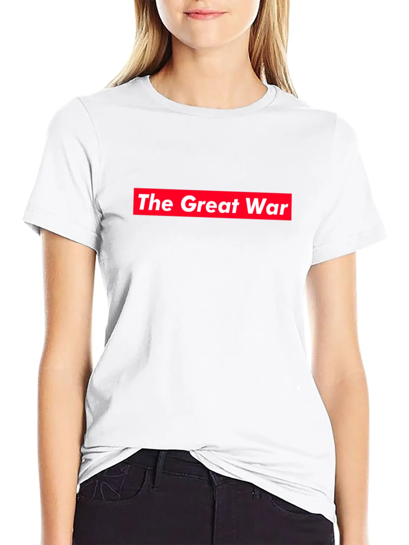 The Great War Red Box Text Gift Music Fan Lover Relaxed Everyday Tee – Lightweight And Durable Cotton