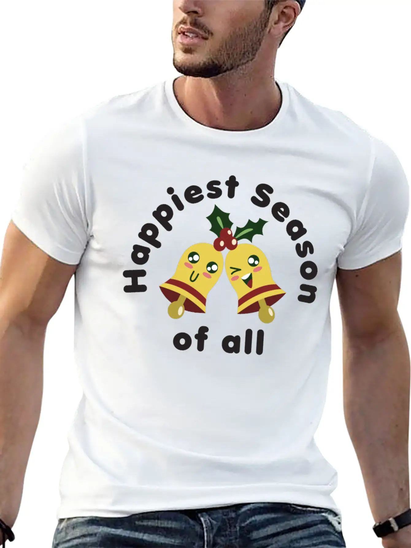 The Happiest Season Of All Unisex Casual T-Shirt – Clean Design For Daily Comfort