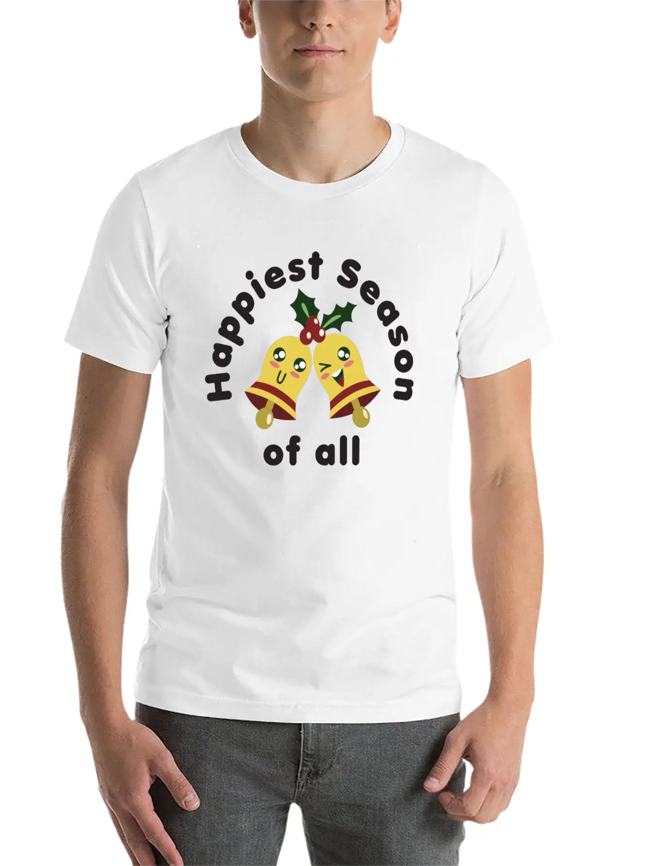 The Happiest Season Of All Unisex Casual T-Shirt – Clean Design For Daily Comfort