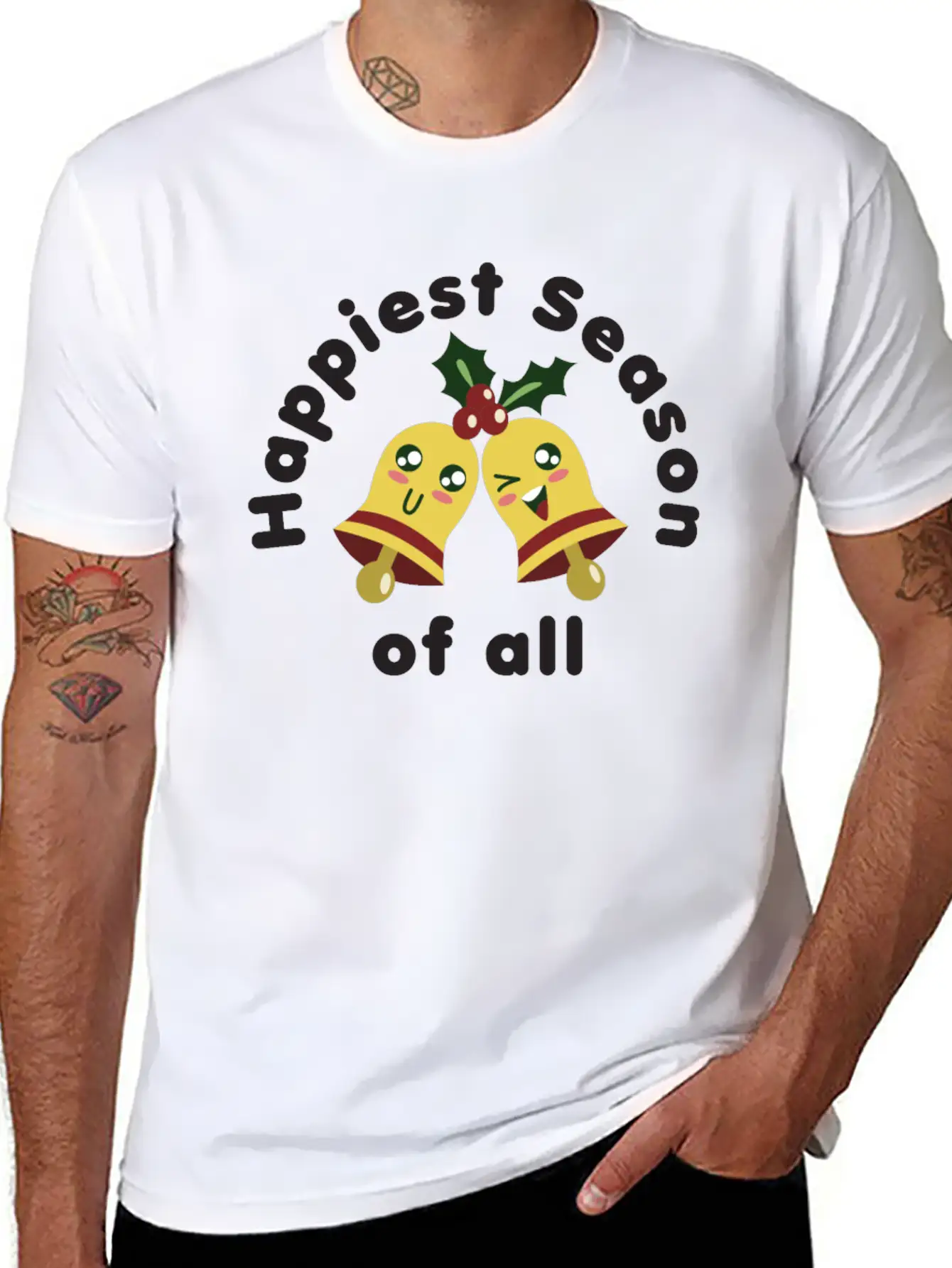 The Happiest Season Of All Unisex Casual T-Shirt – Clean Design For Daily Comfort