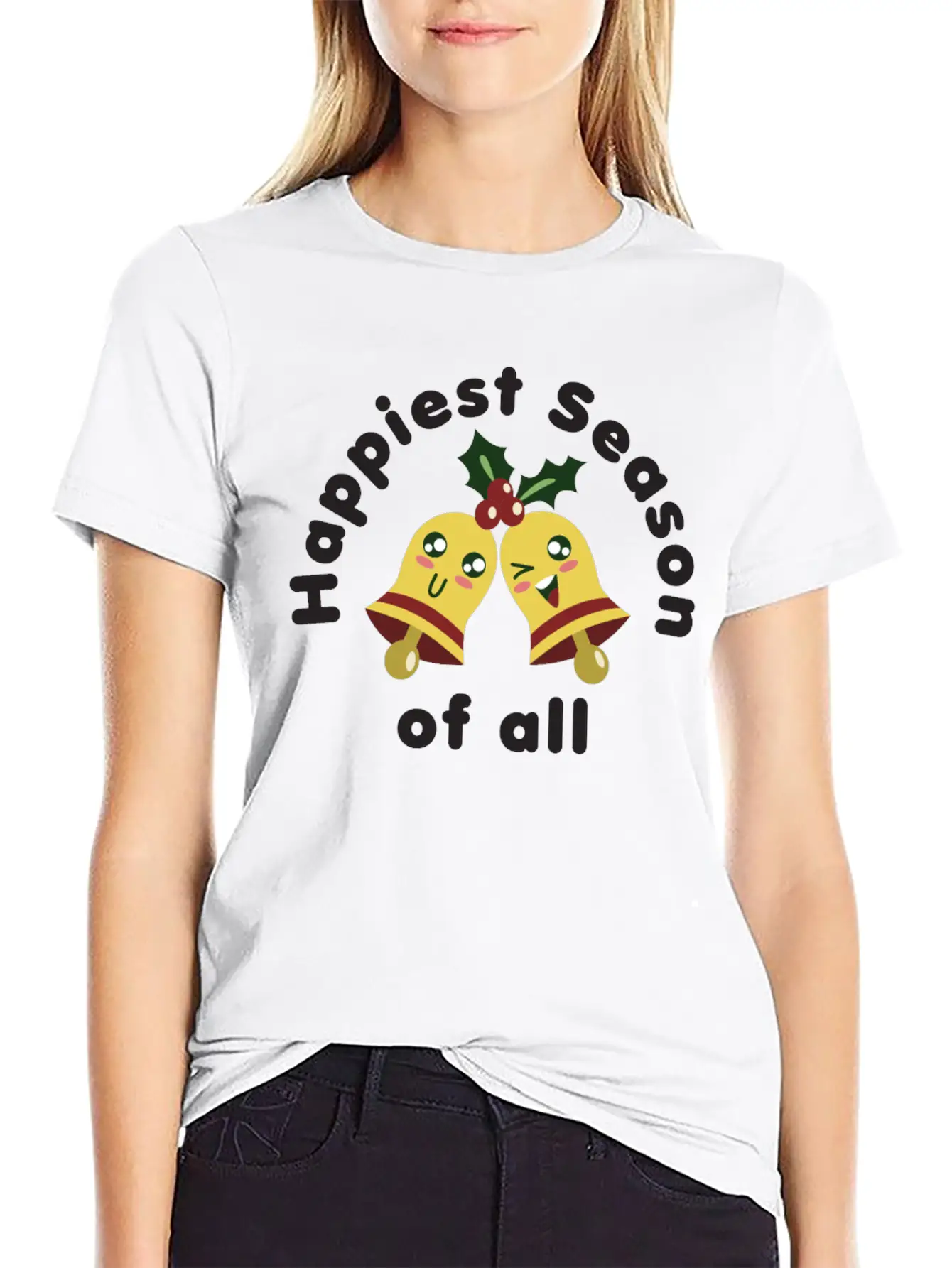 The Happiest Season Of All Unisex Casual T-Shirt – Clean Design For Daily Comfort