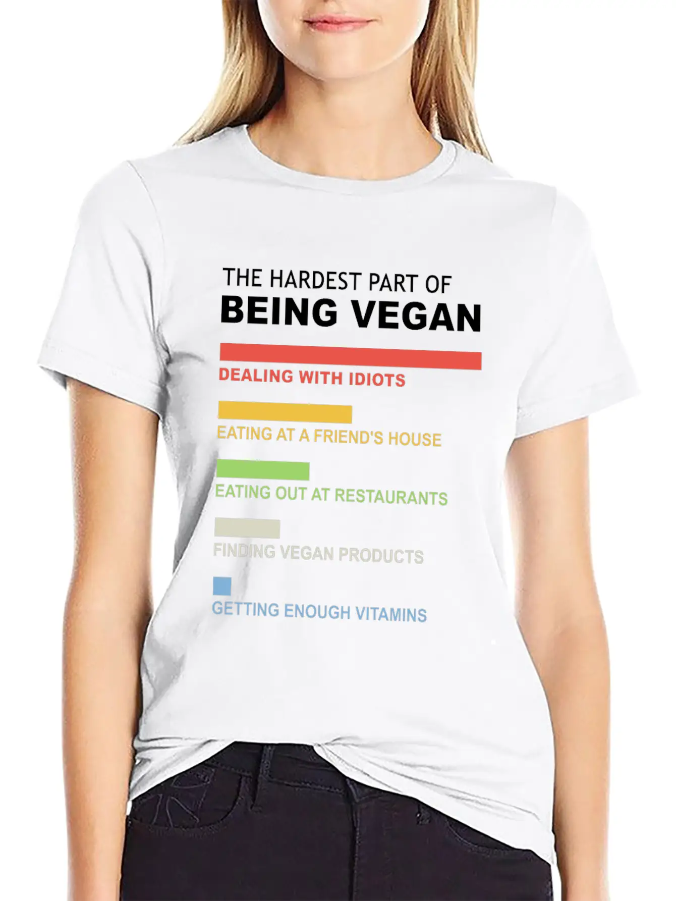 The Hardest Part Of Being Vegan / Vegan Retro Classic Fit Graphic Tee For Daily Comfort – Unisex Cotton Shirt
