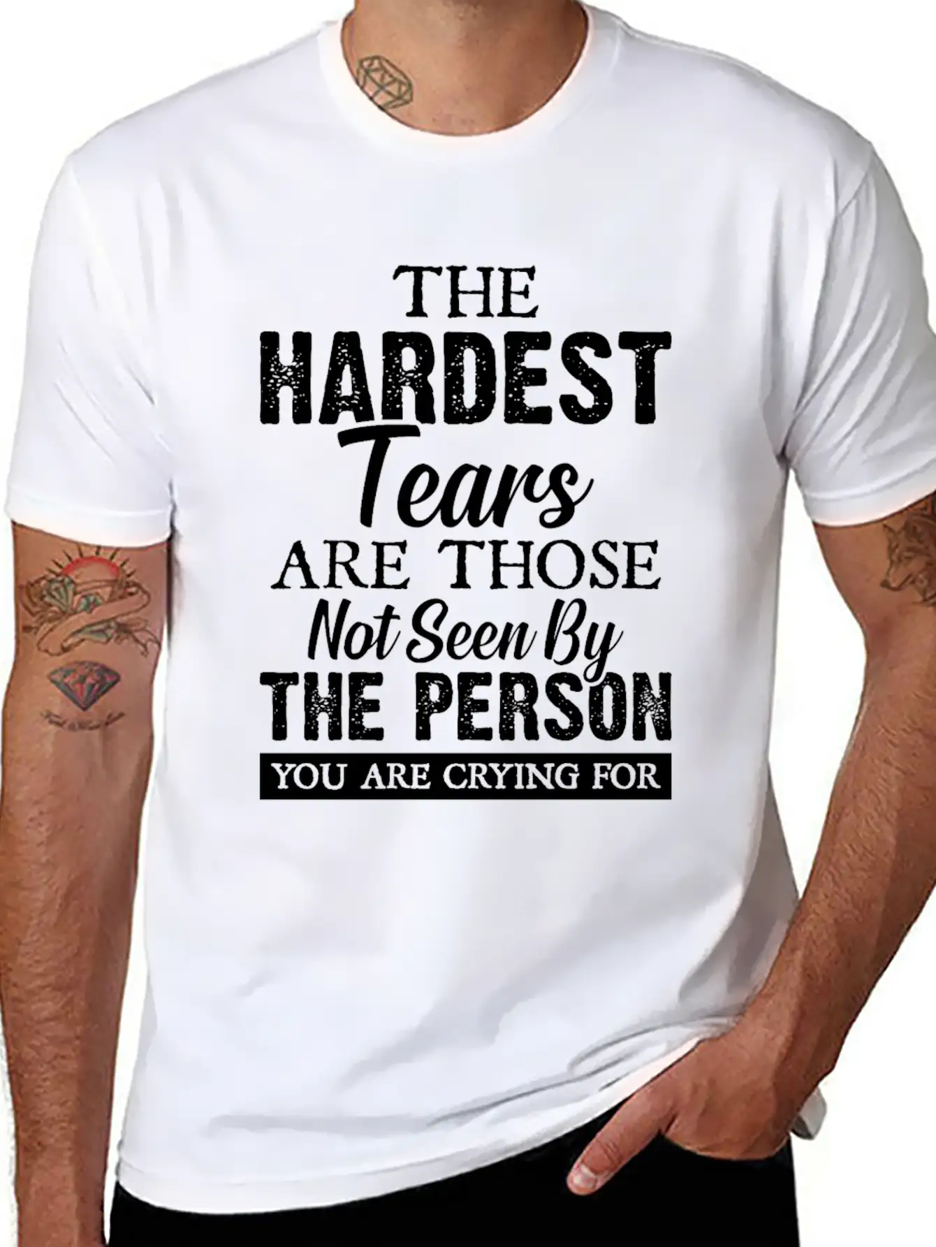 The Hardest Tears Basic Graphic T-Shirt – Daily Comfort In Soft Cotton