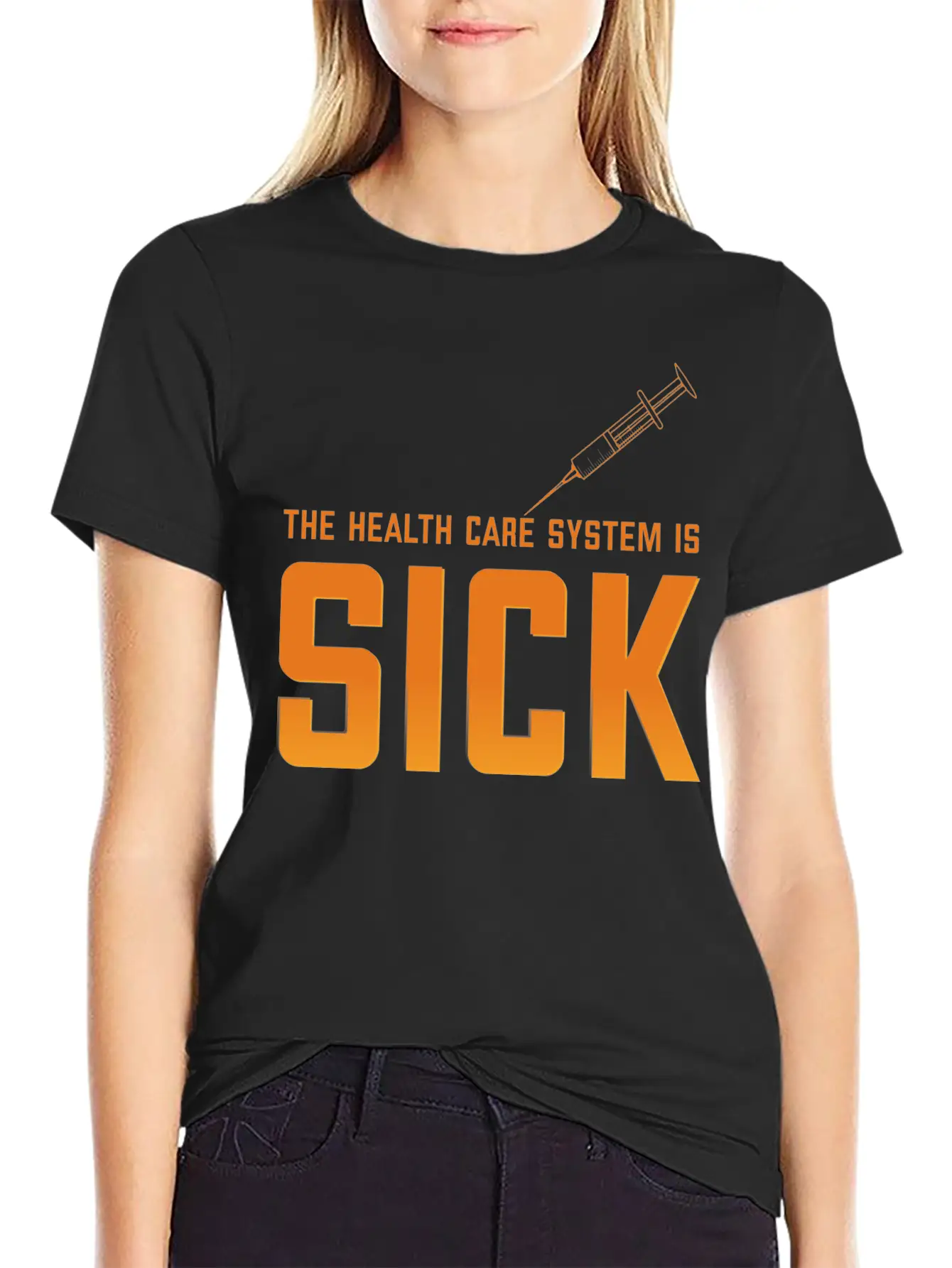 THE HEALTH CARE Unisex Casual T-Shirt – Clean Design For Daily Comfort