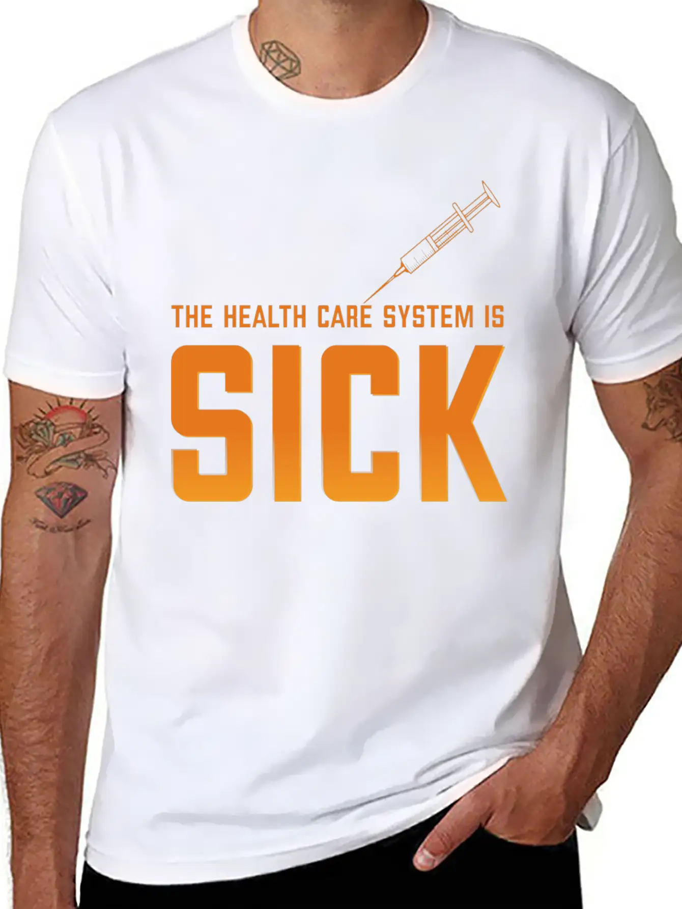 THE HEALTH CARE Unisex Casual T-Shirt – Clean Design For Daily Comfort