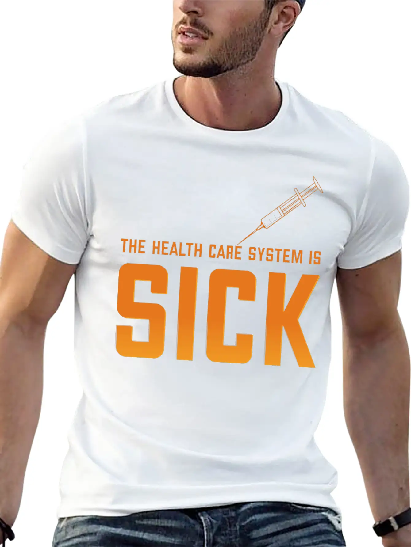 THE HEALTH CARE Unisex Casual T-Shirt – Clean Design For Daily Comfort