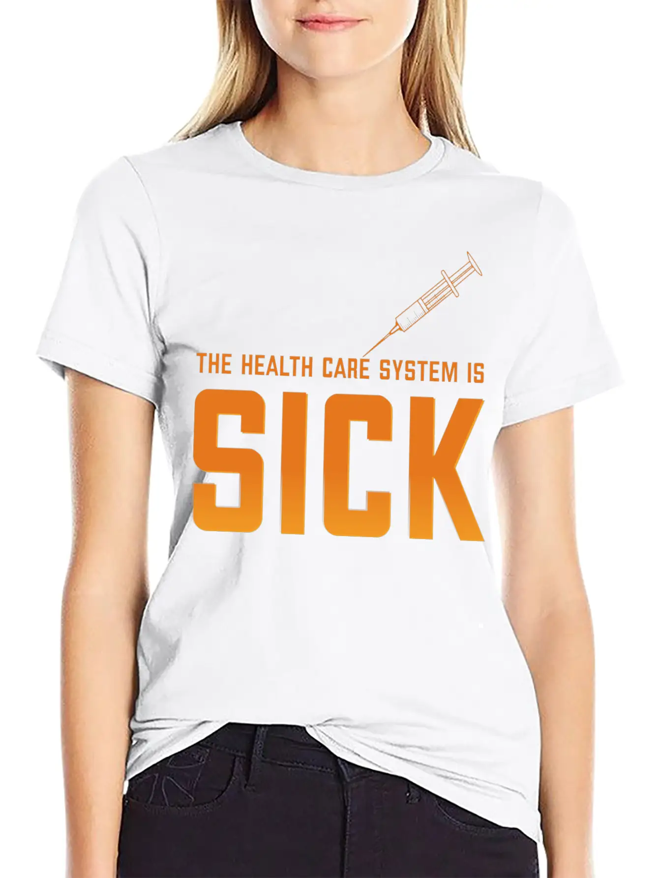 THE HEALTH CARE Unisex Casual T-Shirt – Clean Design For Daily Comfort