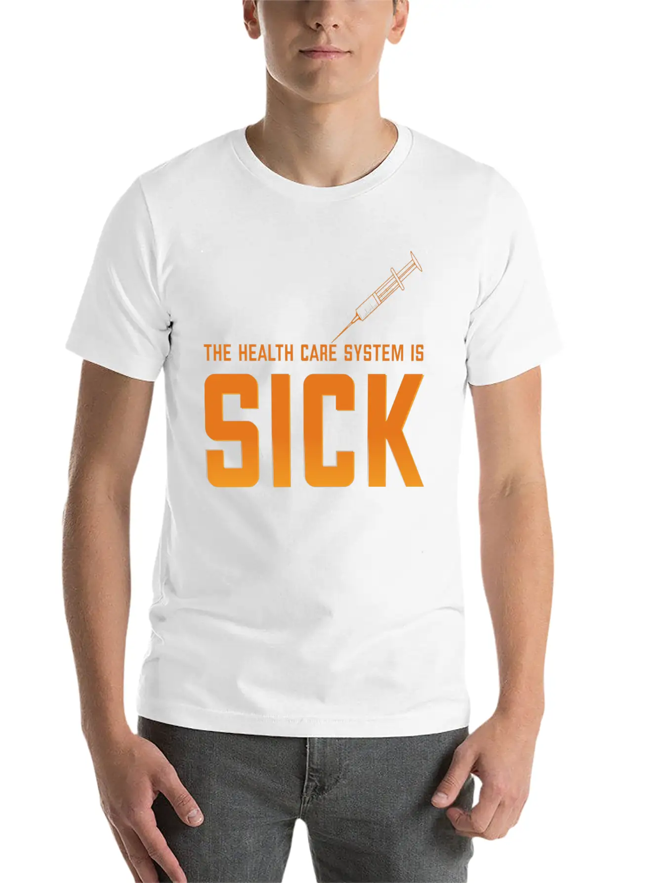 THE HEALTH CARE Unisex Casual T-Shirt – Clean Design For Daily Comfort