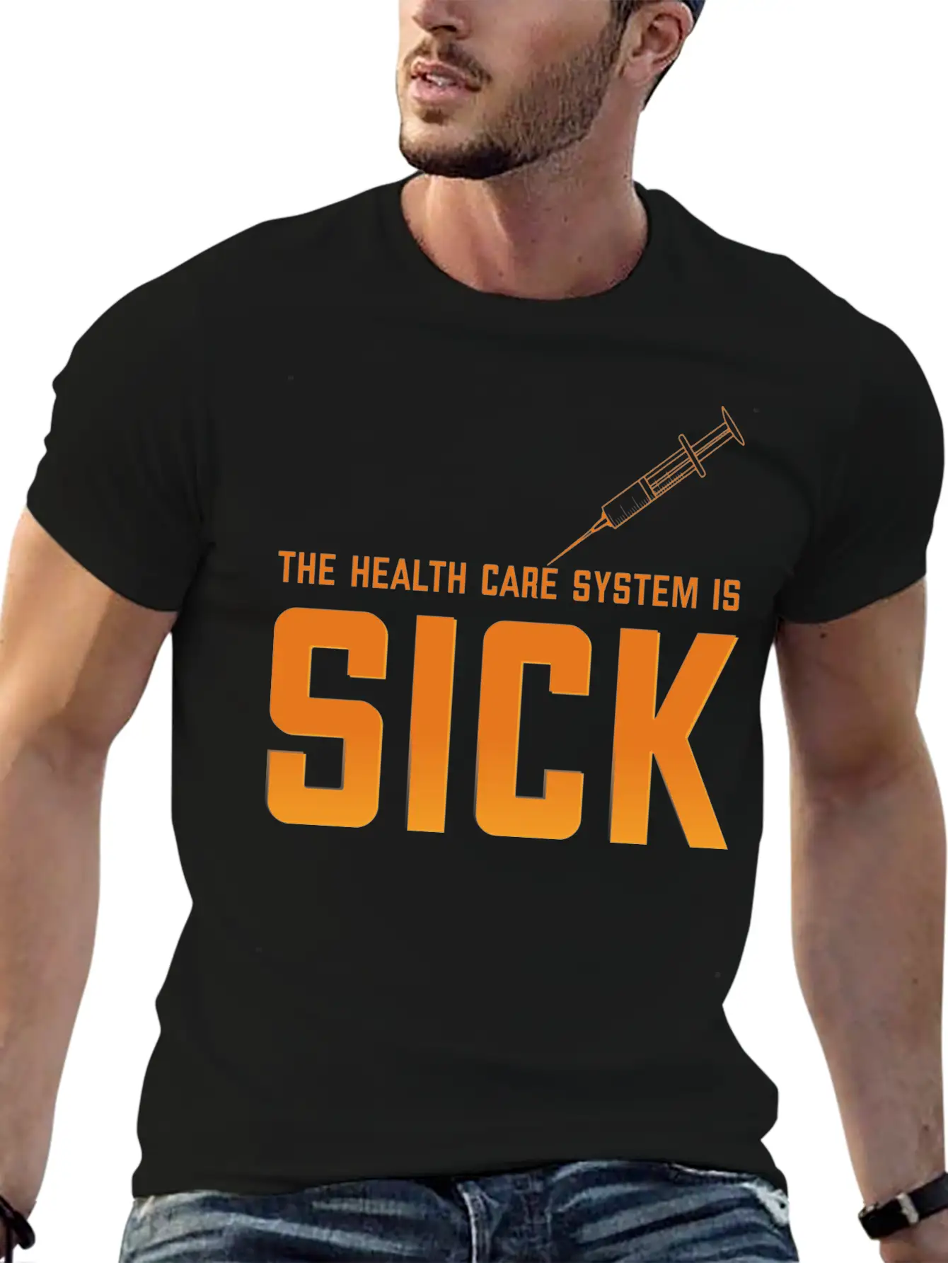 THE HEALTH CARE Unisex Casual T-Shirt – Clean Design For Daily Comfort
