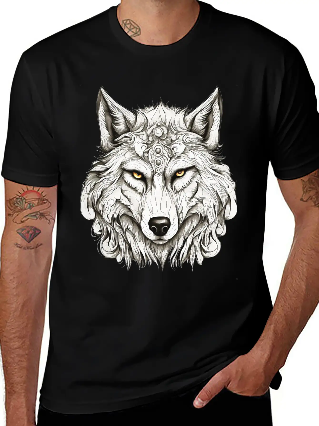 The Hunter Wolf Comfortable Minimalist Graphic Tee – Summer Style Essential