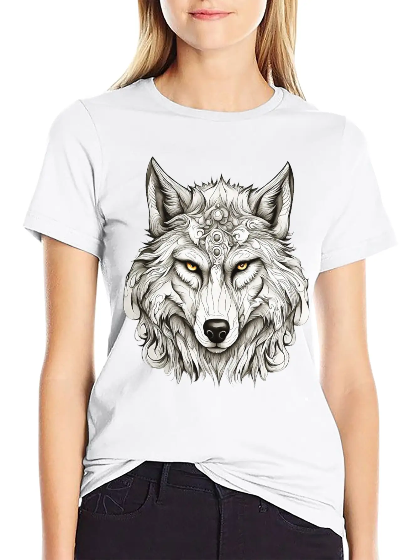 The Hunter Wolf Comfortable Minimalist Graphic Tee – Summer Style Essential
