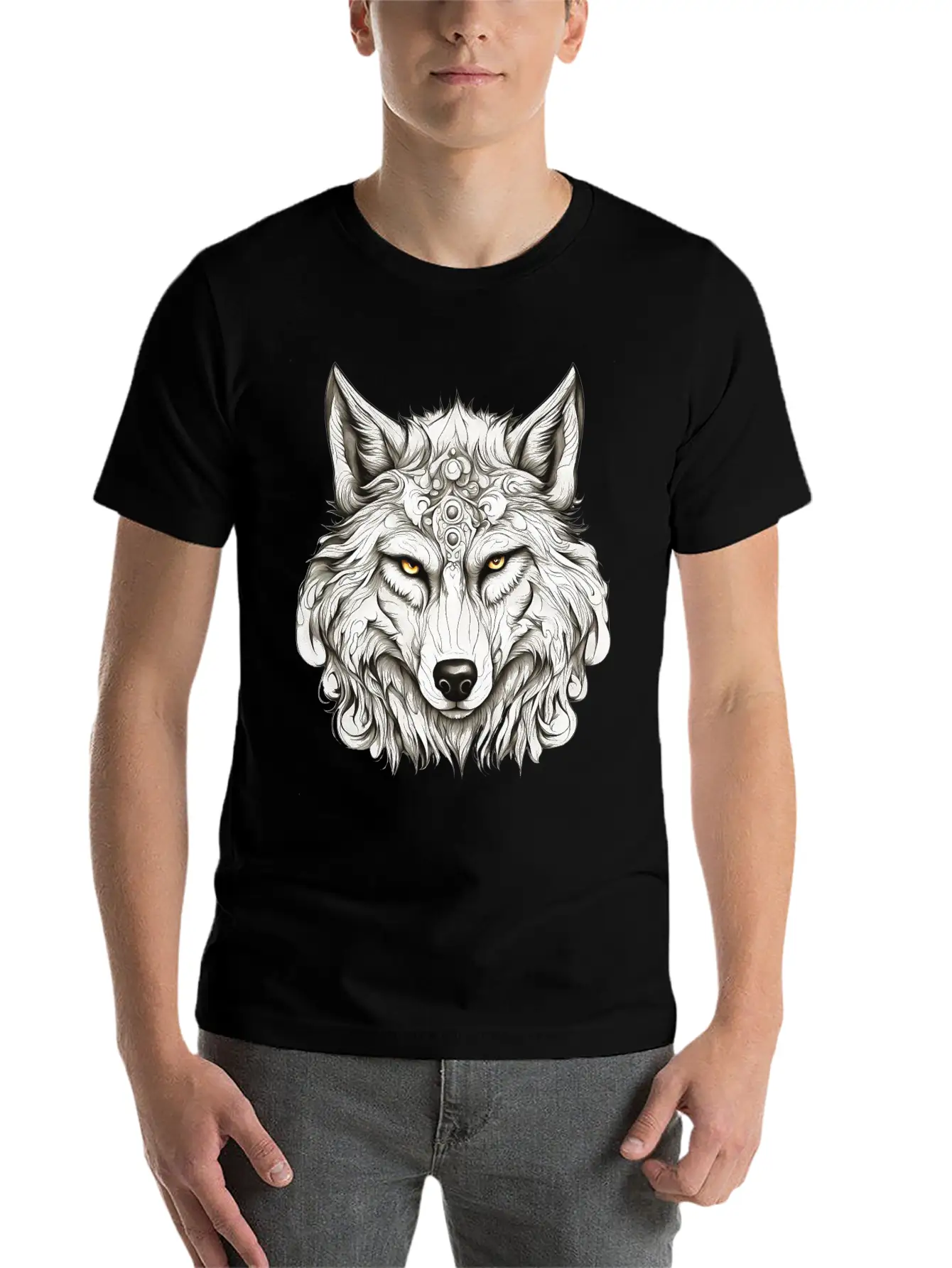 The Hunter Wolf Comfortable Minimalist Graphic Tee – Summer Style Essential