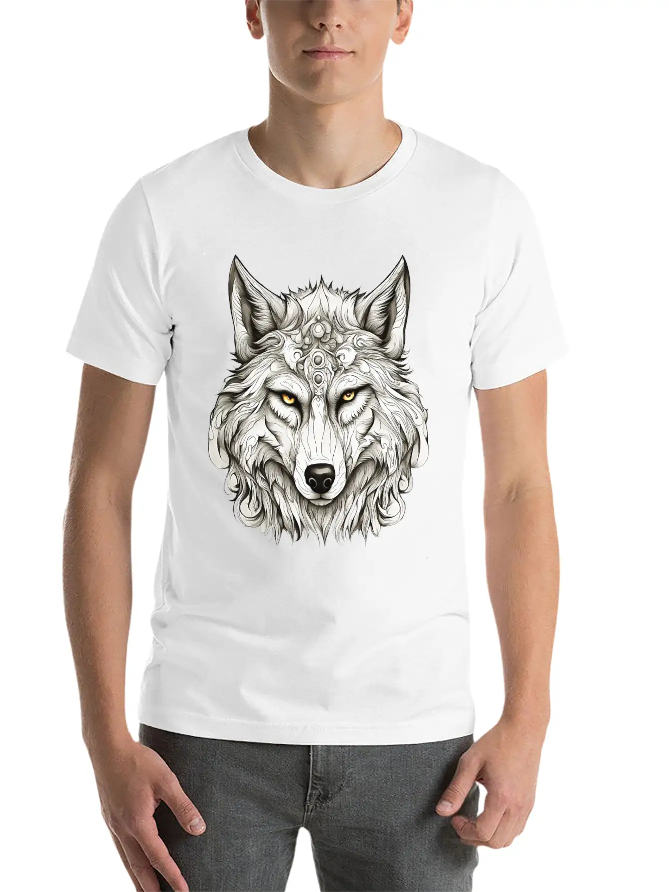 The Hunter Wolf Comfortable Minimalist Graphic Tee – Summer Style Essential