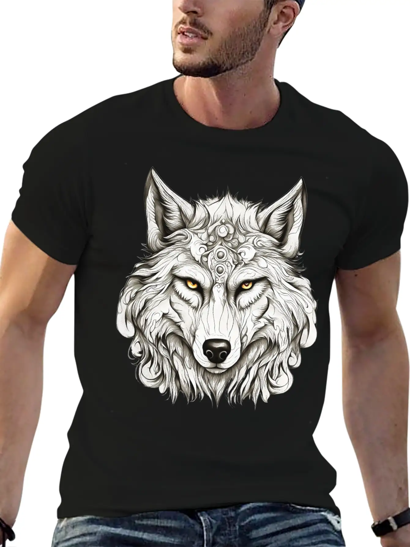 The Hunter Wolf Comfortable Minimalist Graphic Tee – Summer Style Essential
