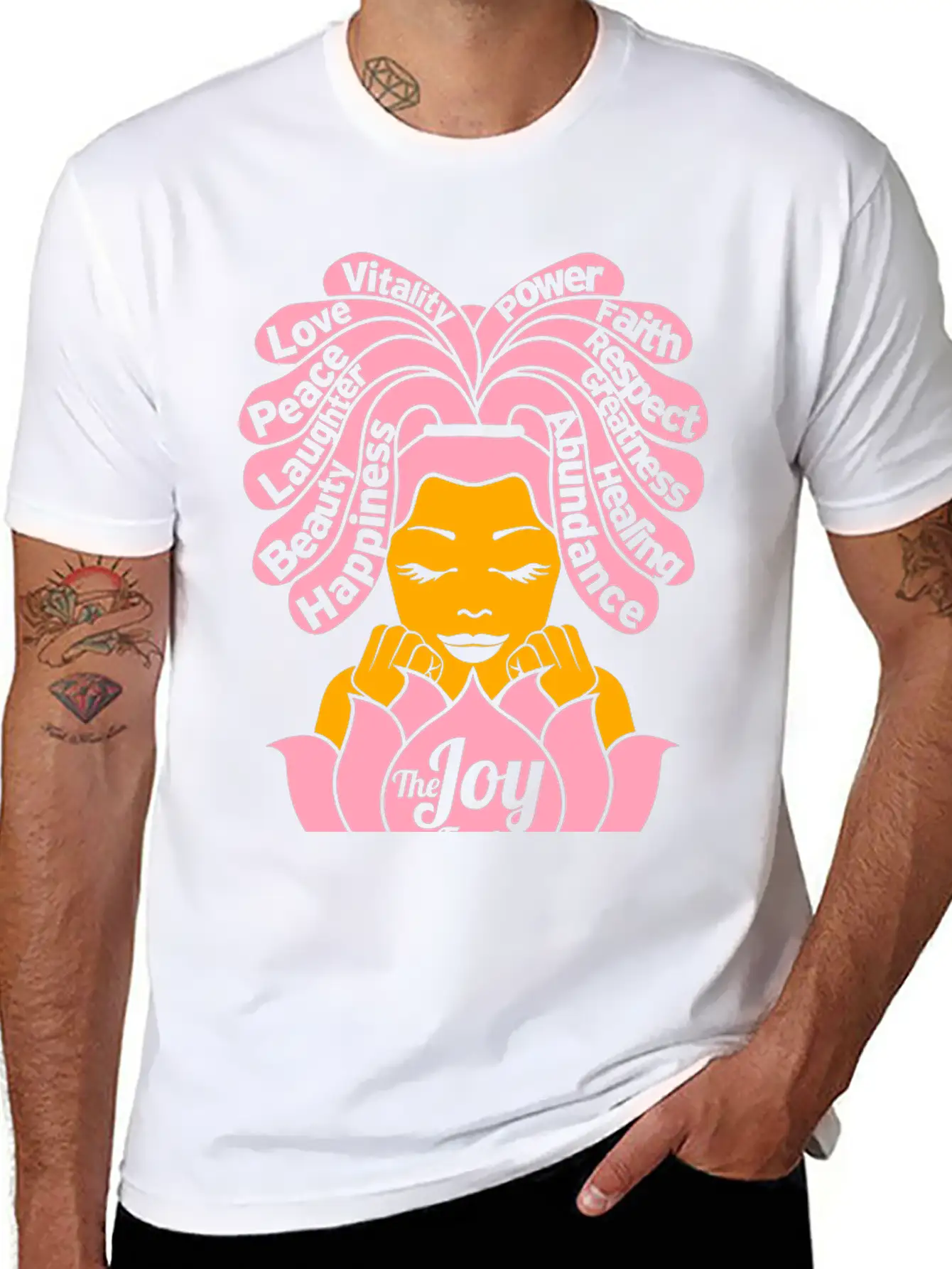 The Joy Factor Of Many Colors Relaxed Everyday Tee – Lightweight And Durable Cotton