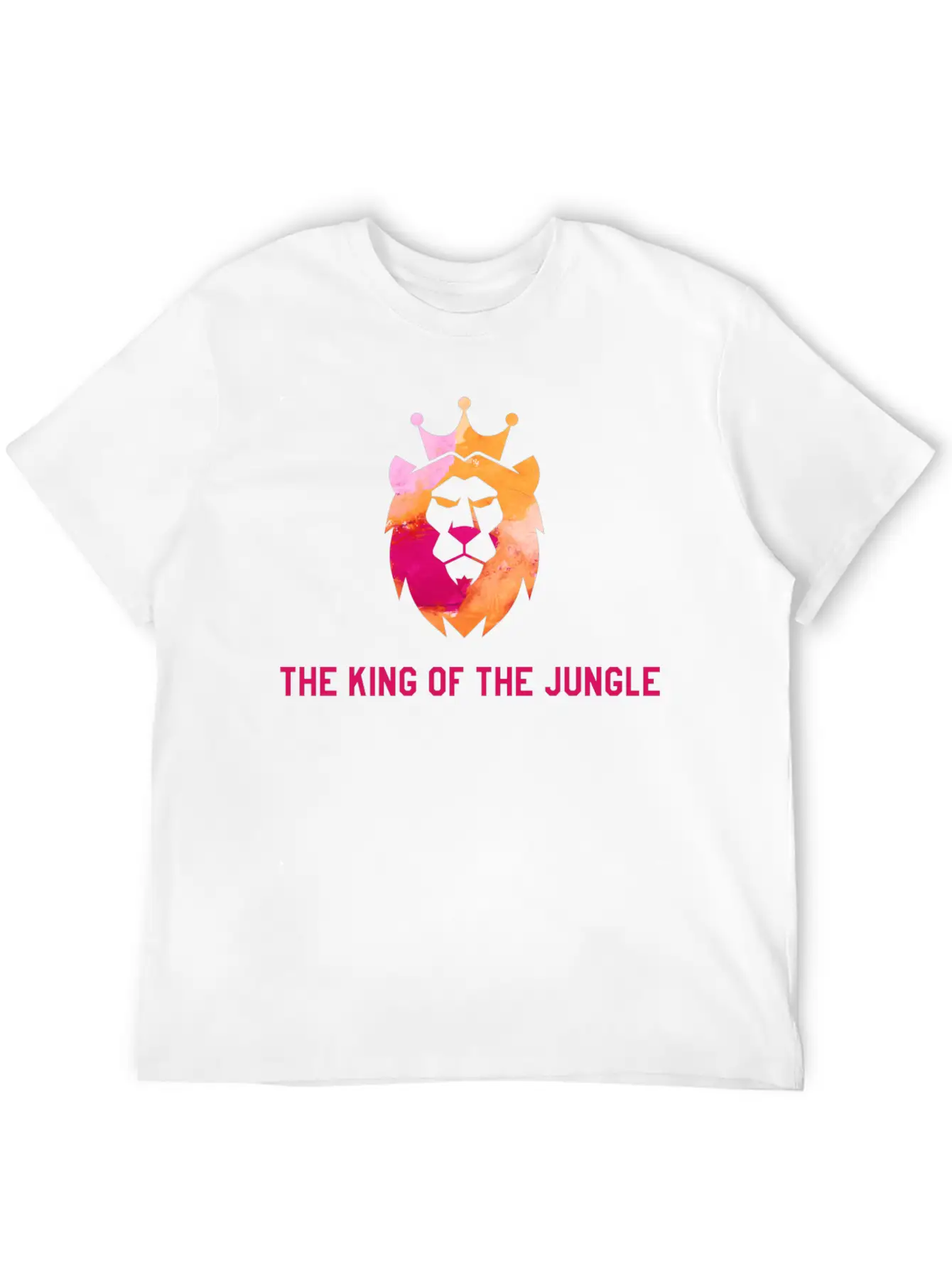 The King Of The Jungle Lightweight Cotton T-Shirt – Daily Comfort Graphic Shirt