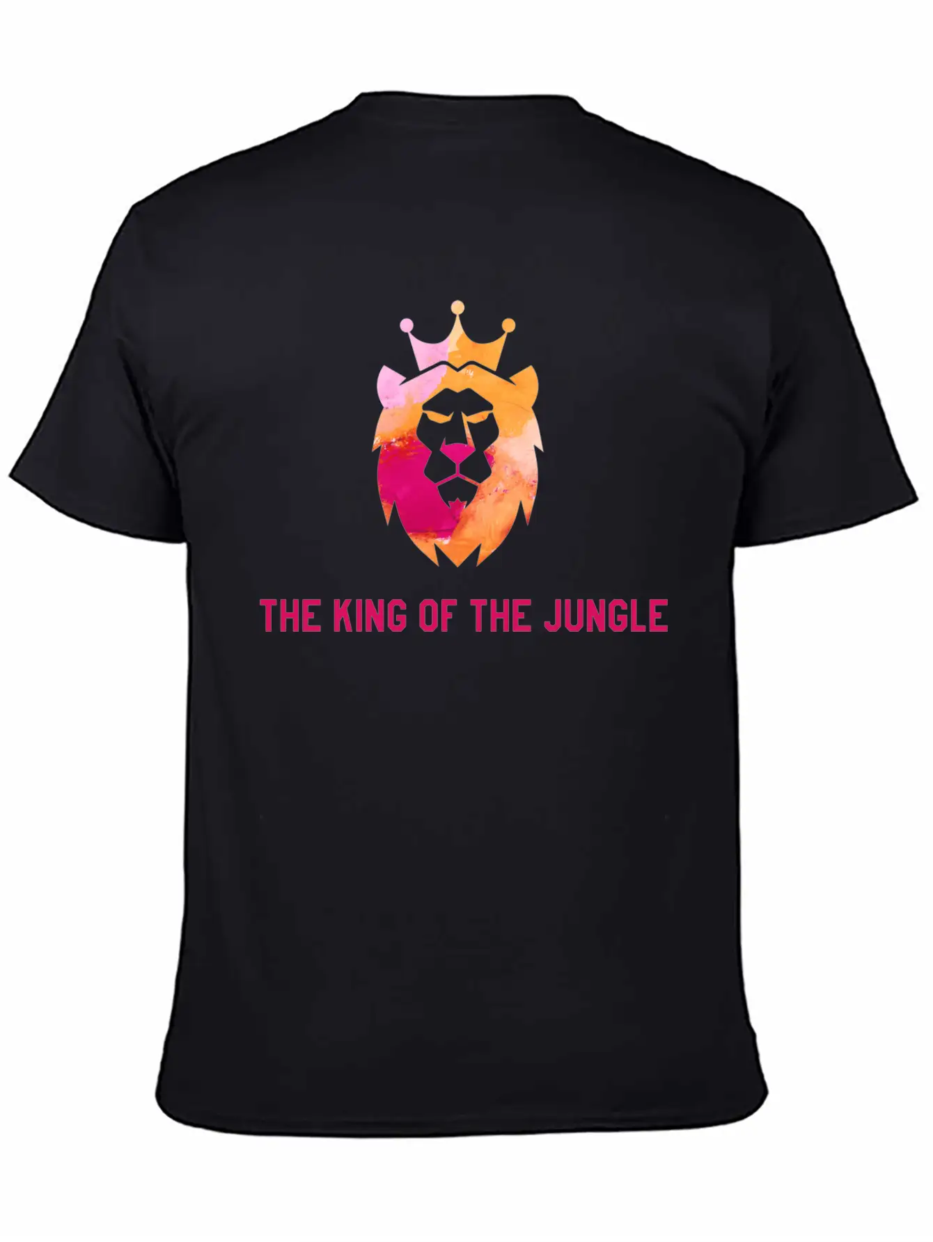 The King Of The Jungle Lightweight Cotton T-Shirt – Daily Comfort Graphic Shirt