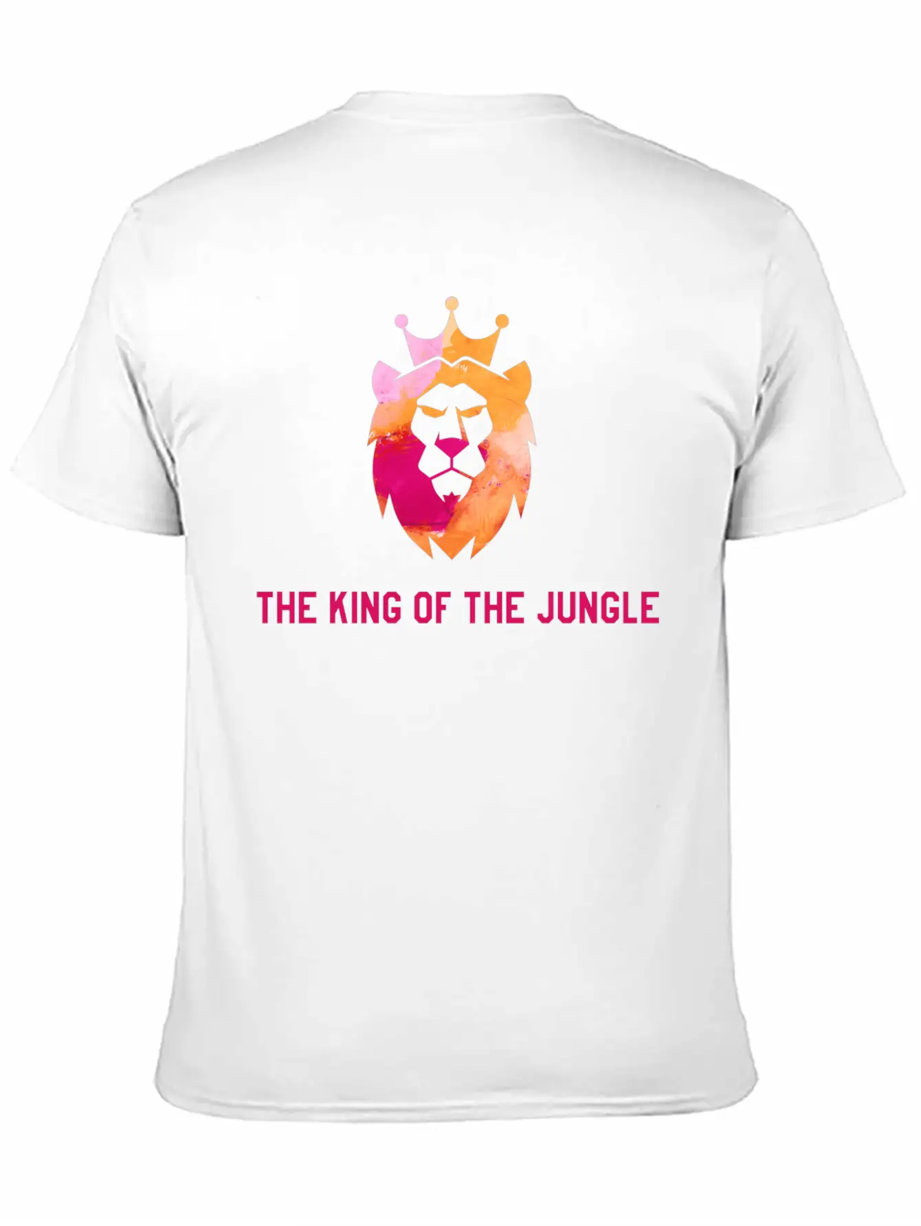 The King Of The Jungle Lightweight Cotton T-Shirt – Daily Comfort Graphic Shirt