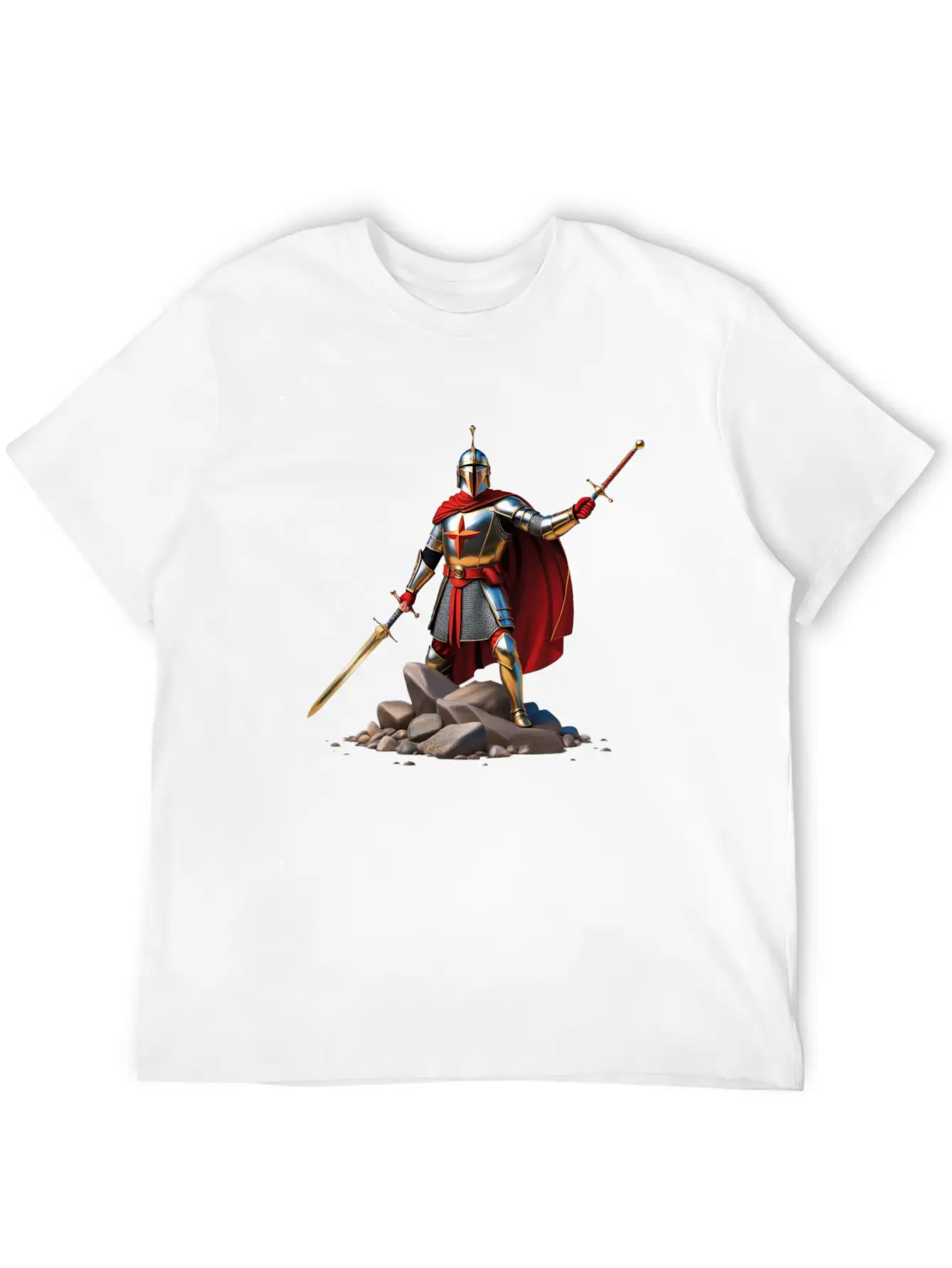 The Knight's Path Lightweight Cotton T-Shirt – Daily Comfort Graphic Shirt