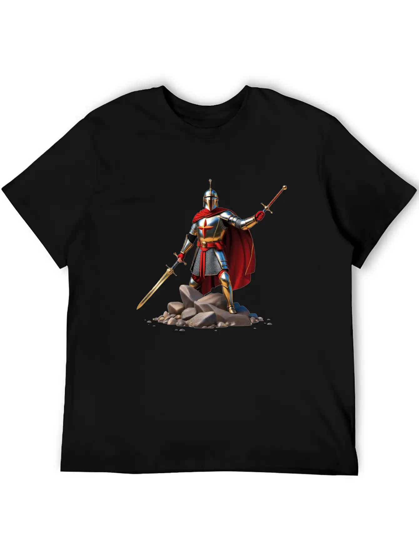 The Knight's Path Lightweight Cotton T-Shirt – Daily Comfort Graphic Shirt