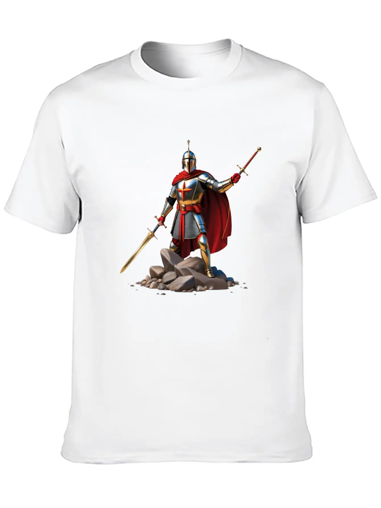 The Knight's Path Lightweight Cotton T-Shirt – Daily Comfort Graphic Shirt
