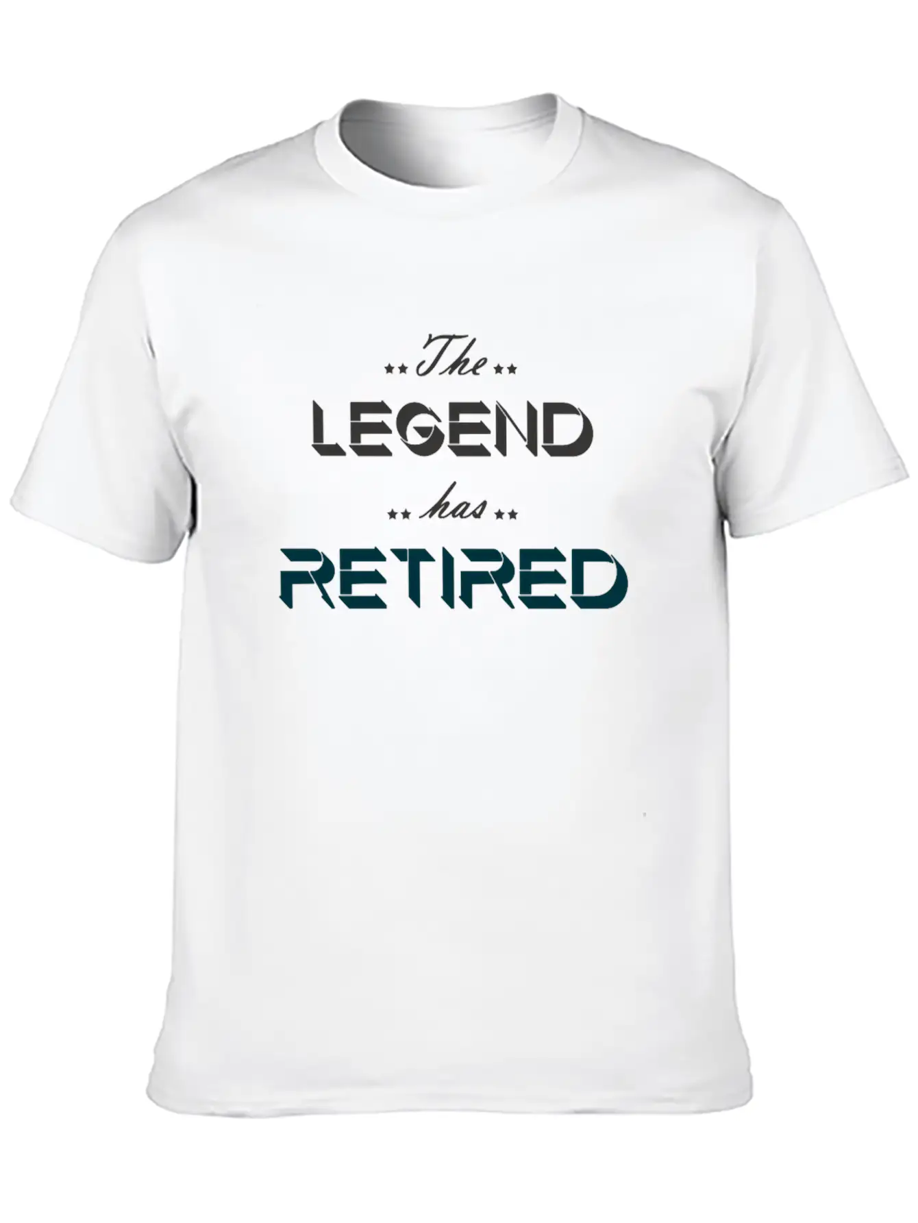The Legend Has Retired Basic Graphic T-Shirt – Daily Comfort In Soft Cotton