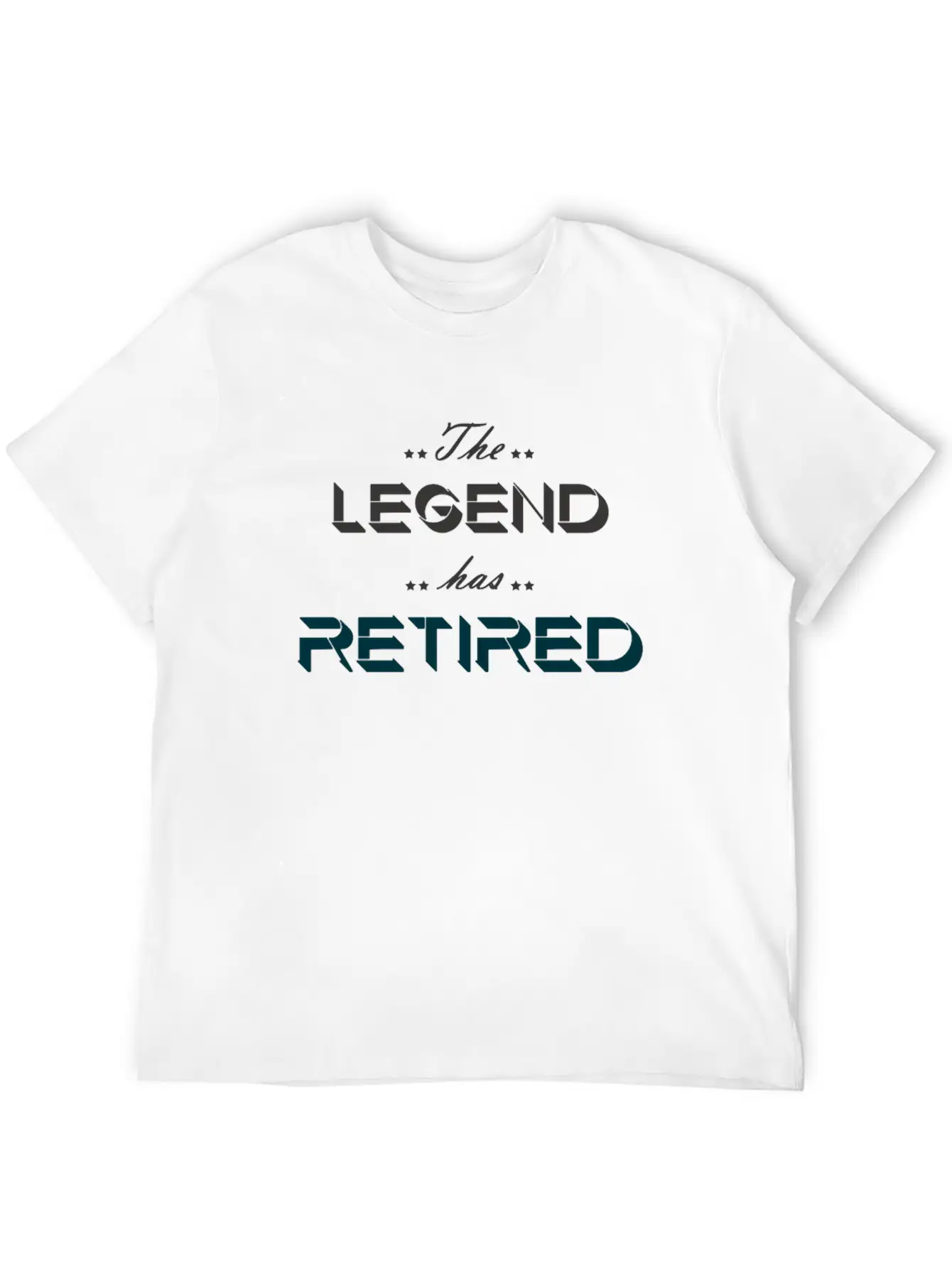 The Legend Has Retired Basic Graphic T-Shirt – Daily Comfort In Soft Cotton