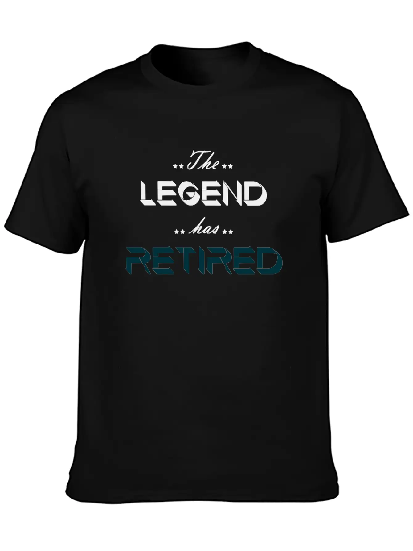 The Legend Has Retired Basic Graphic T-Shirt – Daily Comfort In Soft Cotton