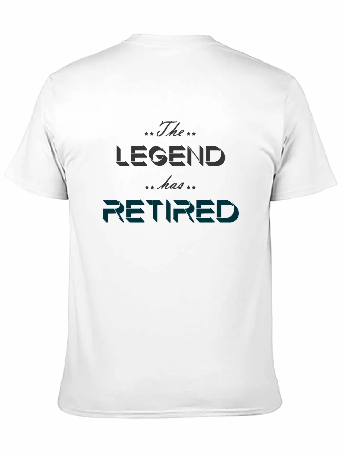 The Legend Has Retired Basic Graphic T-Shirt – Daily Comfort In Soft Cotton