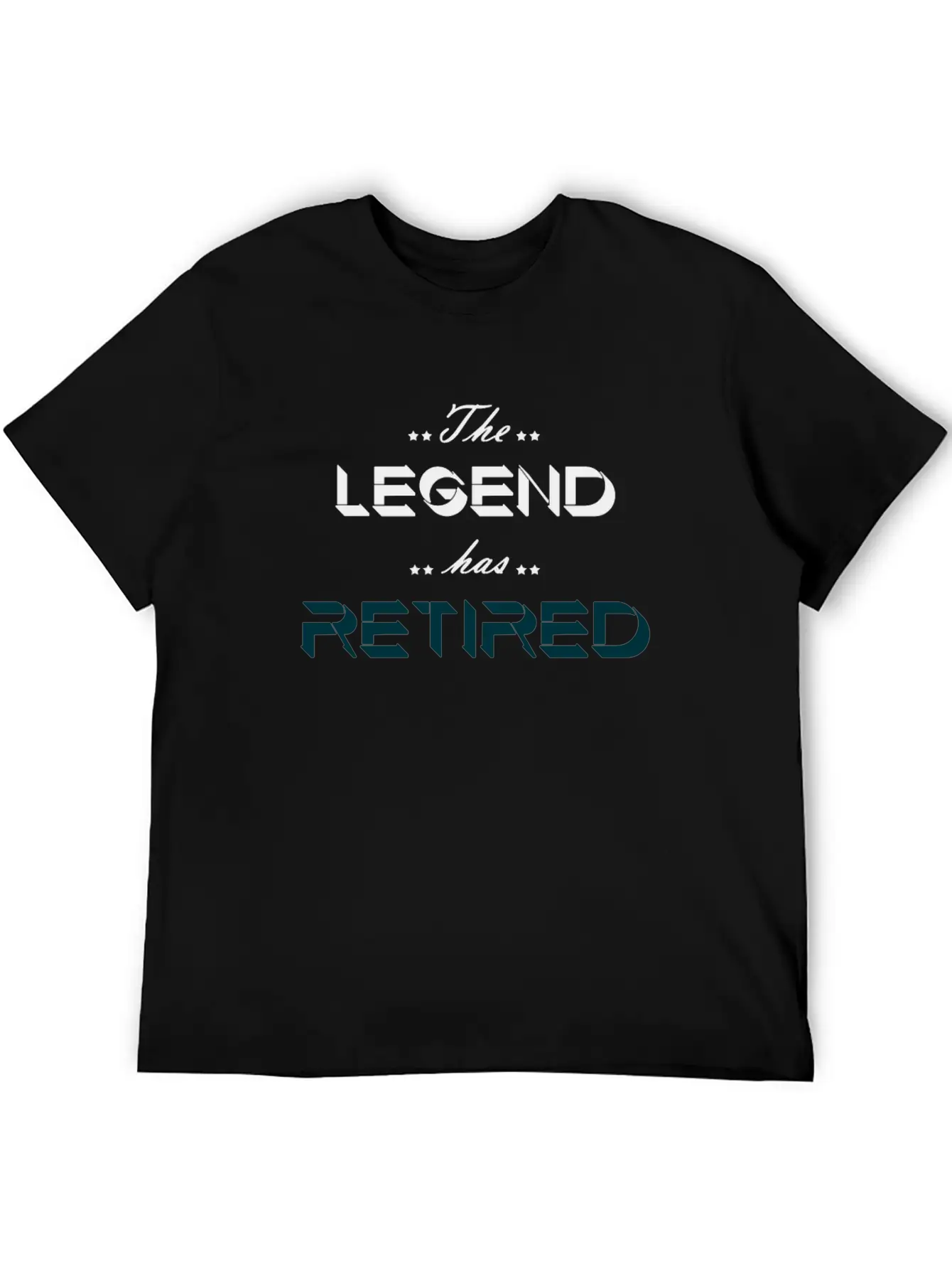 The Legend Has Retired Basic Graphic T-Shirt – Daily Comfort In Soft Cotton