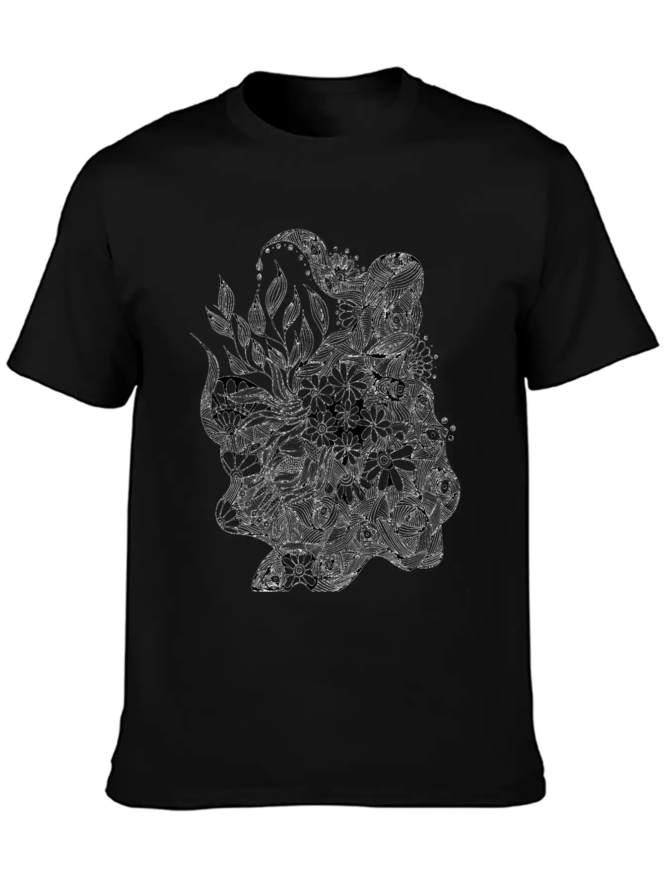 The Lined Design And The Vector Design. Essential Cotton Tee For Daily Outfits – Unisex Style