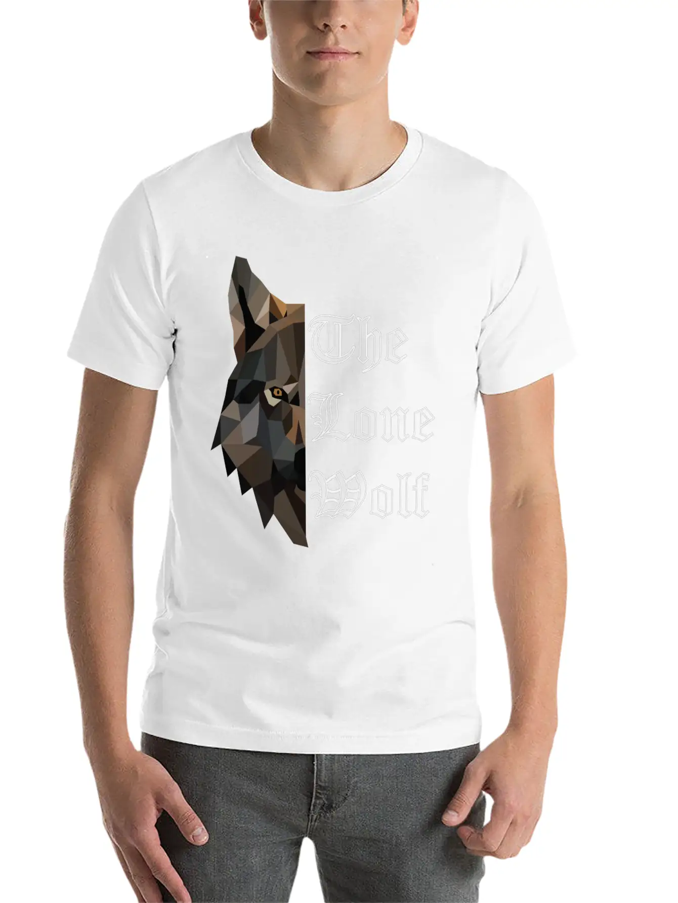 The Lone Wolf Lightweight Cotton T-Shirt – Daily Comfort Graphic Shirt