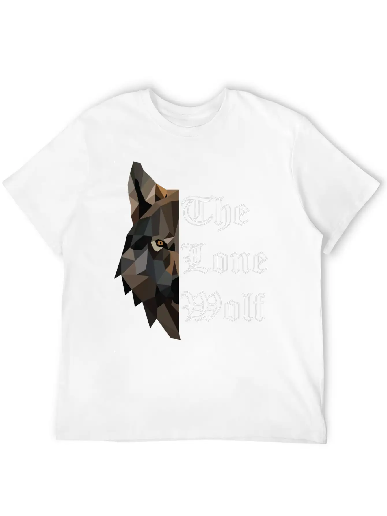 The Lone Wolf Lightweight Cotton T-Shirt – Daily Comfort Graphic Shirt