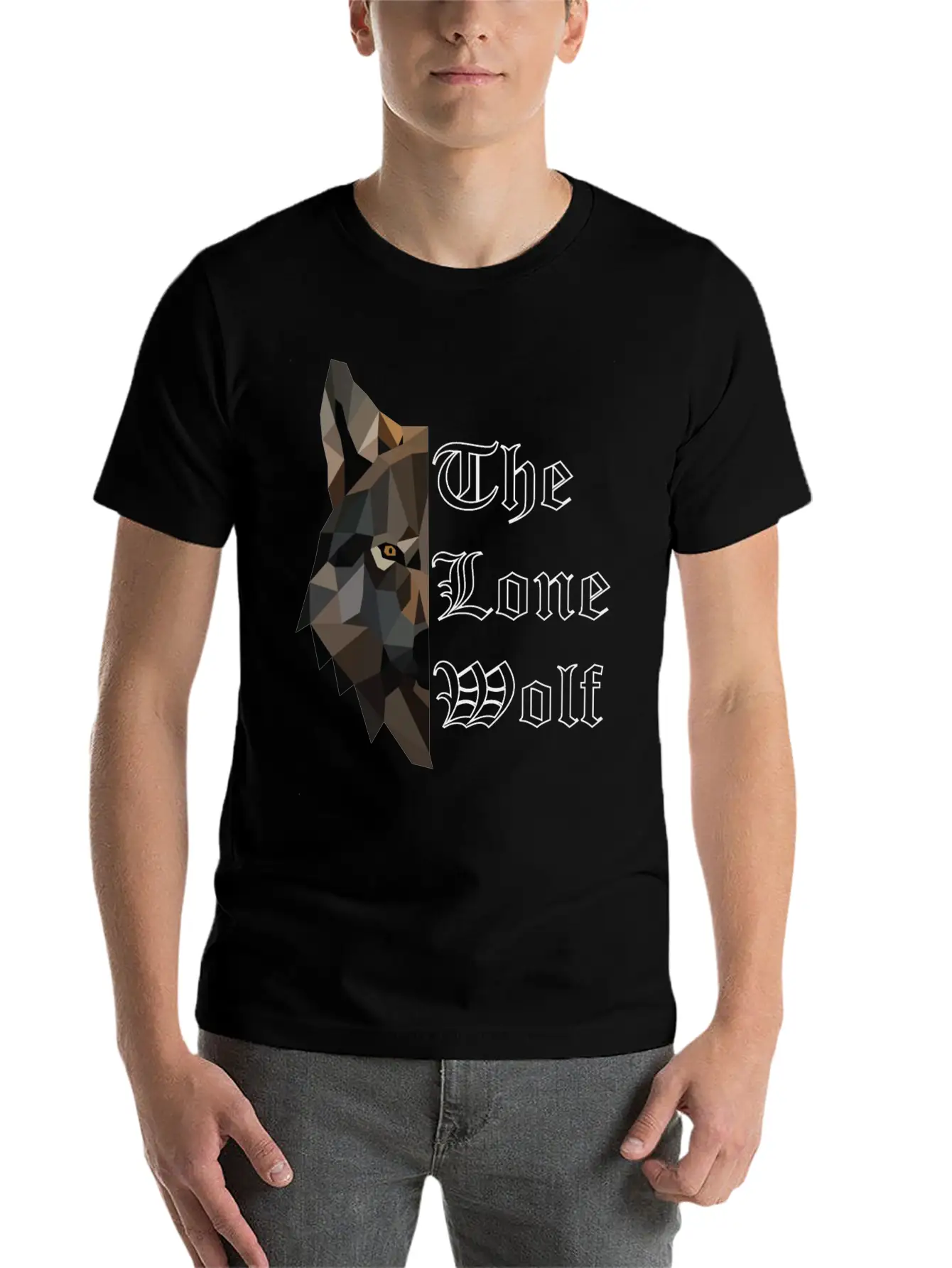 The Lone Wolf Lightweight Cotton T-Shirt – Daily Comfort Graphic Shirt