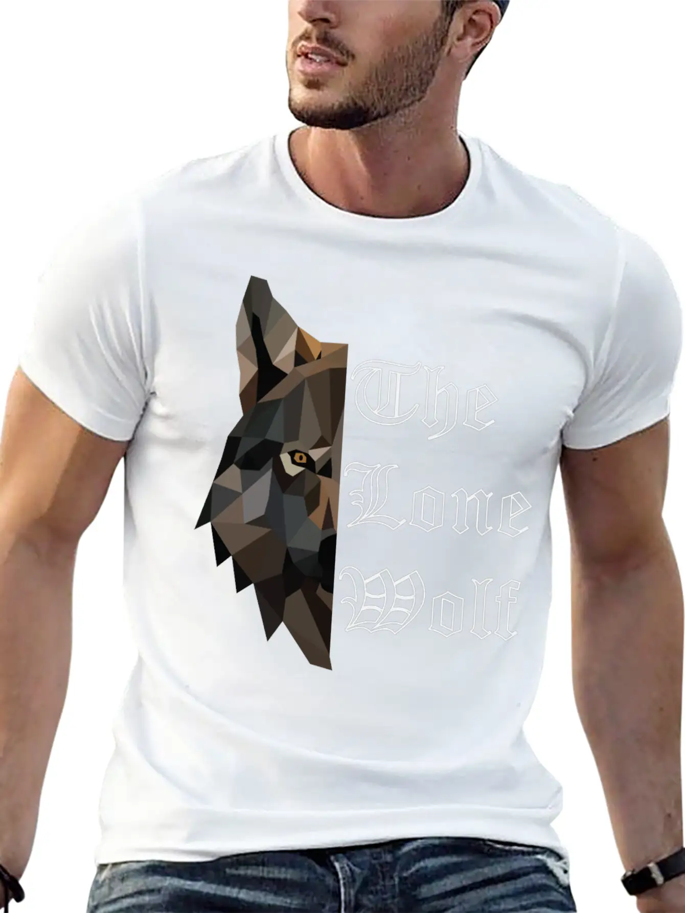 The Lone Wolf Lightweight Cotton T-Shirt – Daily Comfort Graphic Shirt