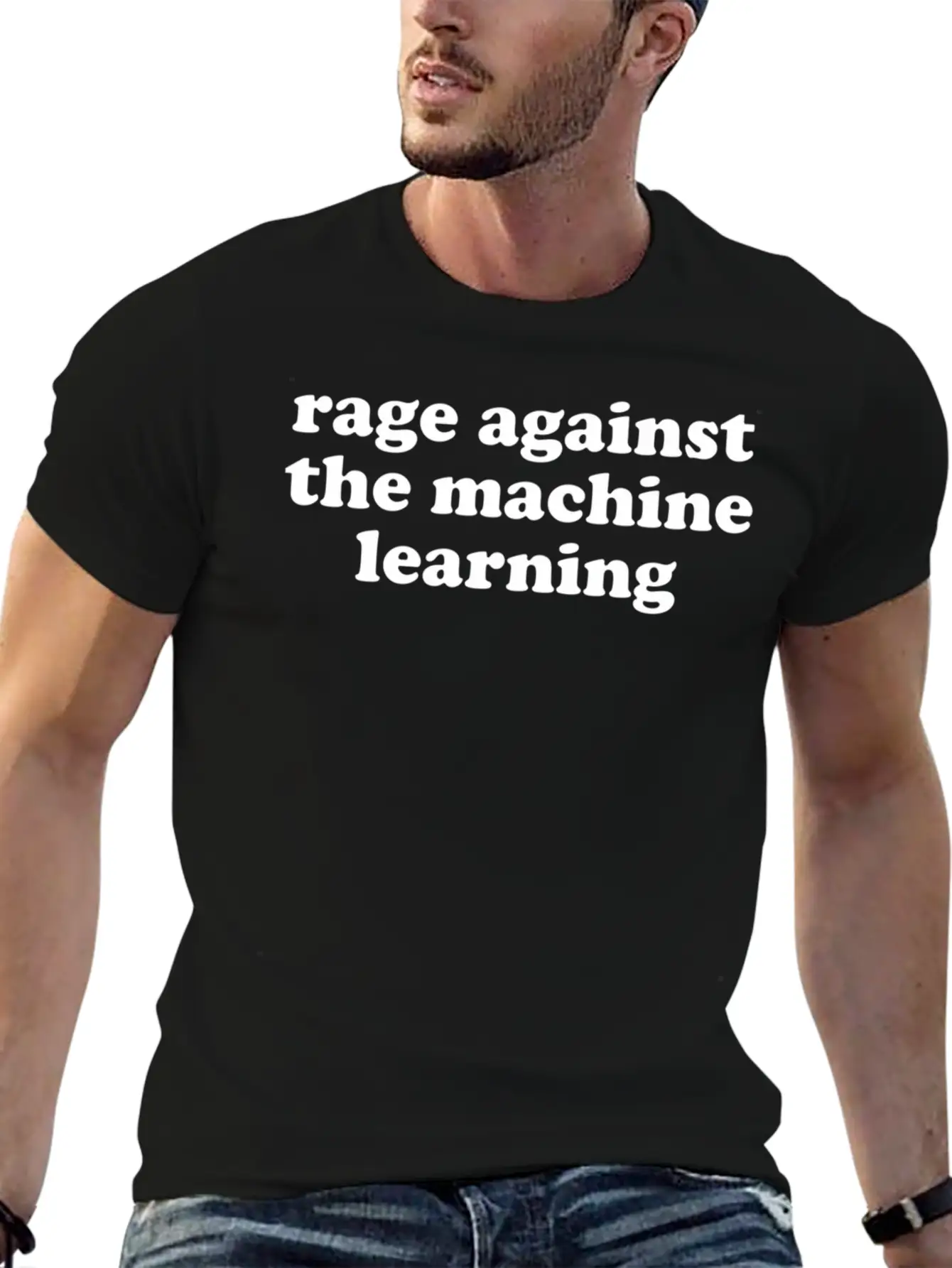 The Machine Learning Rage Against Stylish Everyday T-Shirt – Unisex Basic Cotton Tee