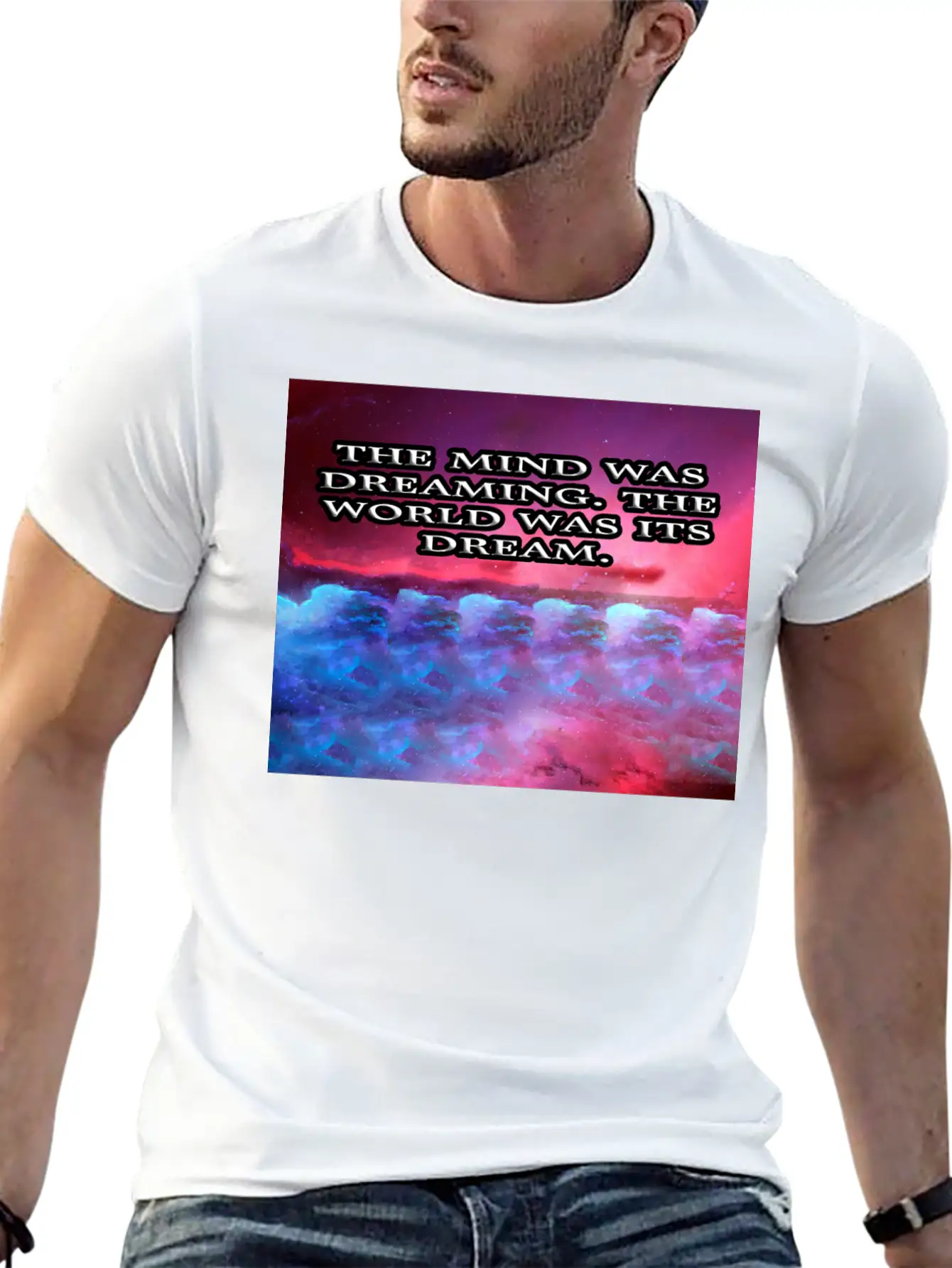 THE MIND WAS DREAMING Modern Fit Casual T-Shirt – Clean And Versatile Design