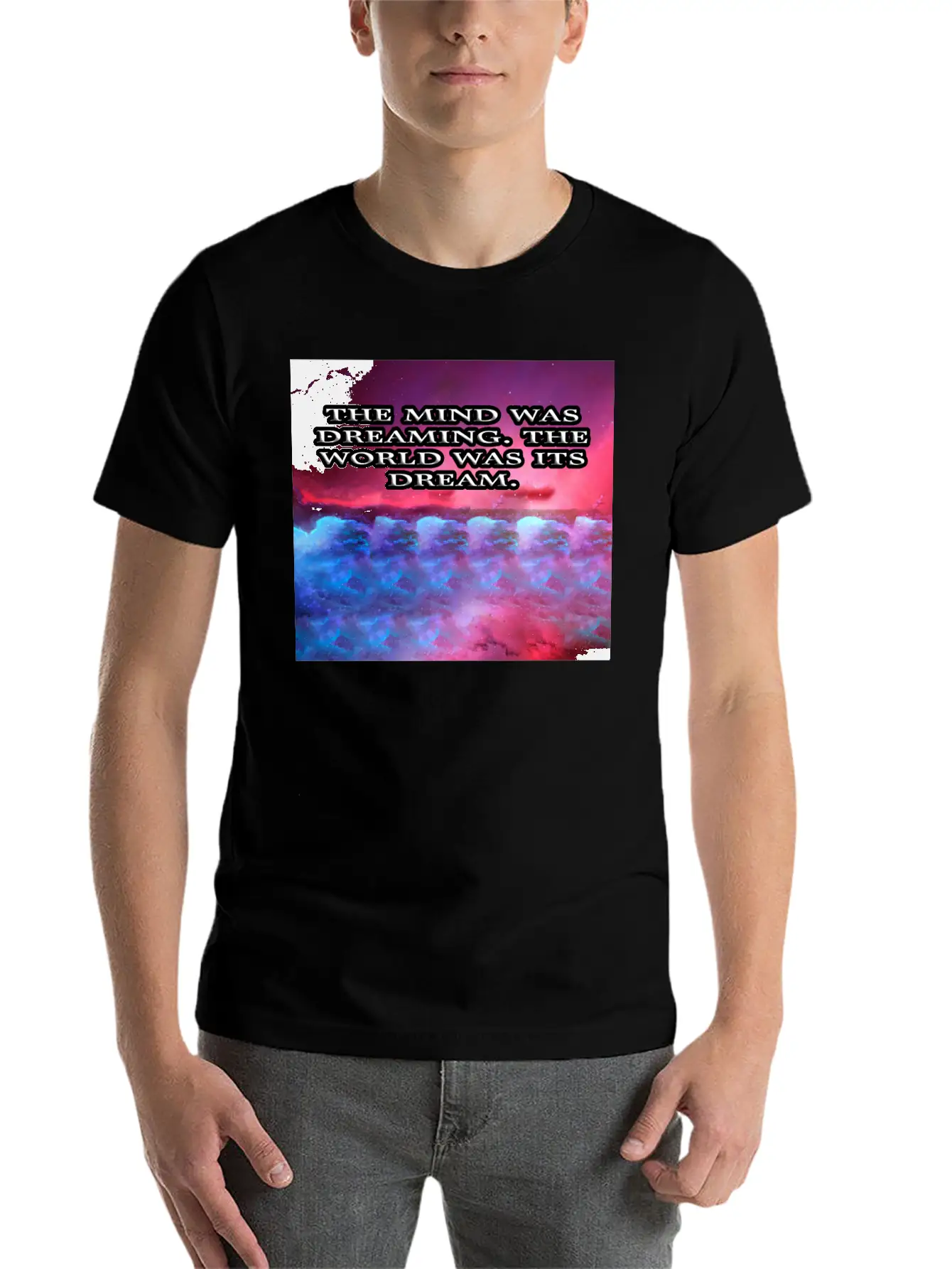 THE MIND WAS DREAMING Modern Fit Casual T-Shirt – Clean And Versatile Design