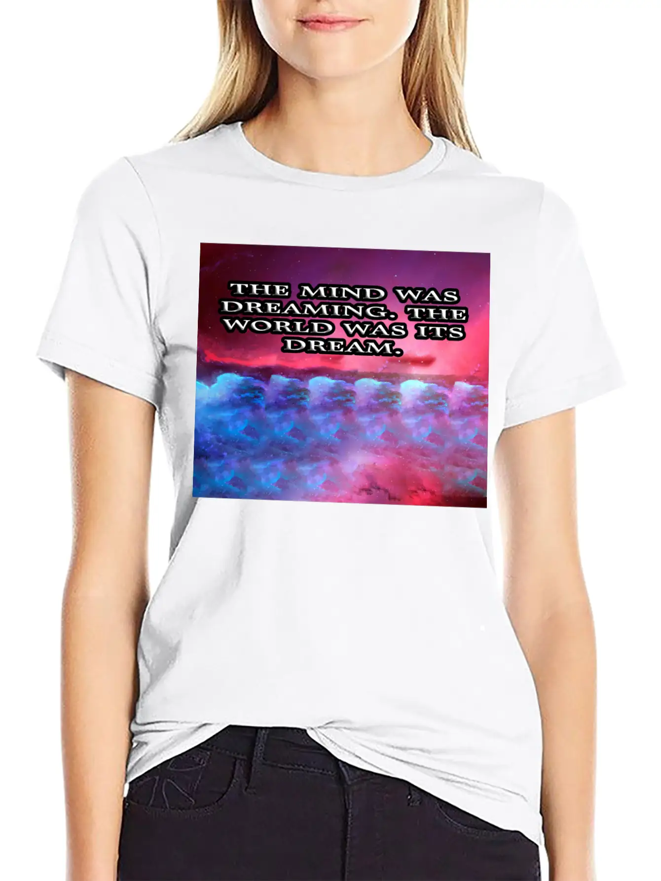 THE MIND WAS DREAMING Modern Fit Casual T-Shirt – Clean And Versatile Design