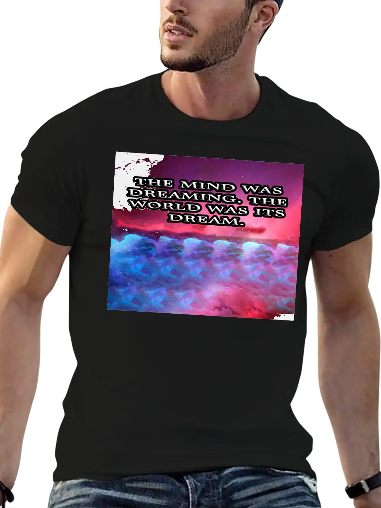 THE MIND WAS DREAMING Modern Fit Casual T-Shirt – Clean And Versatile Design