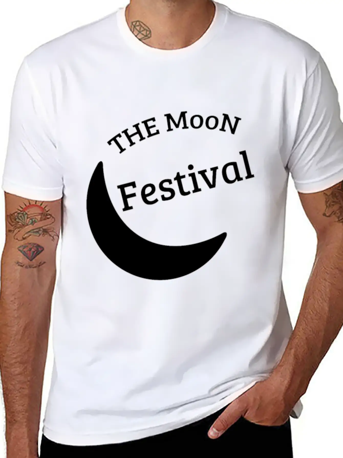 The Moon Festival Unisex Casual T-Shirt – Clean Design For Daily Comfort